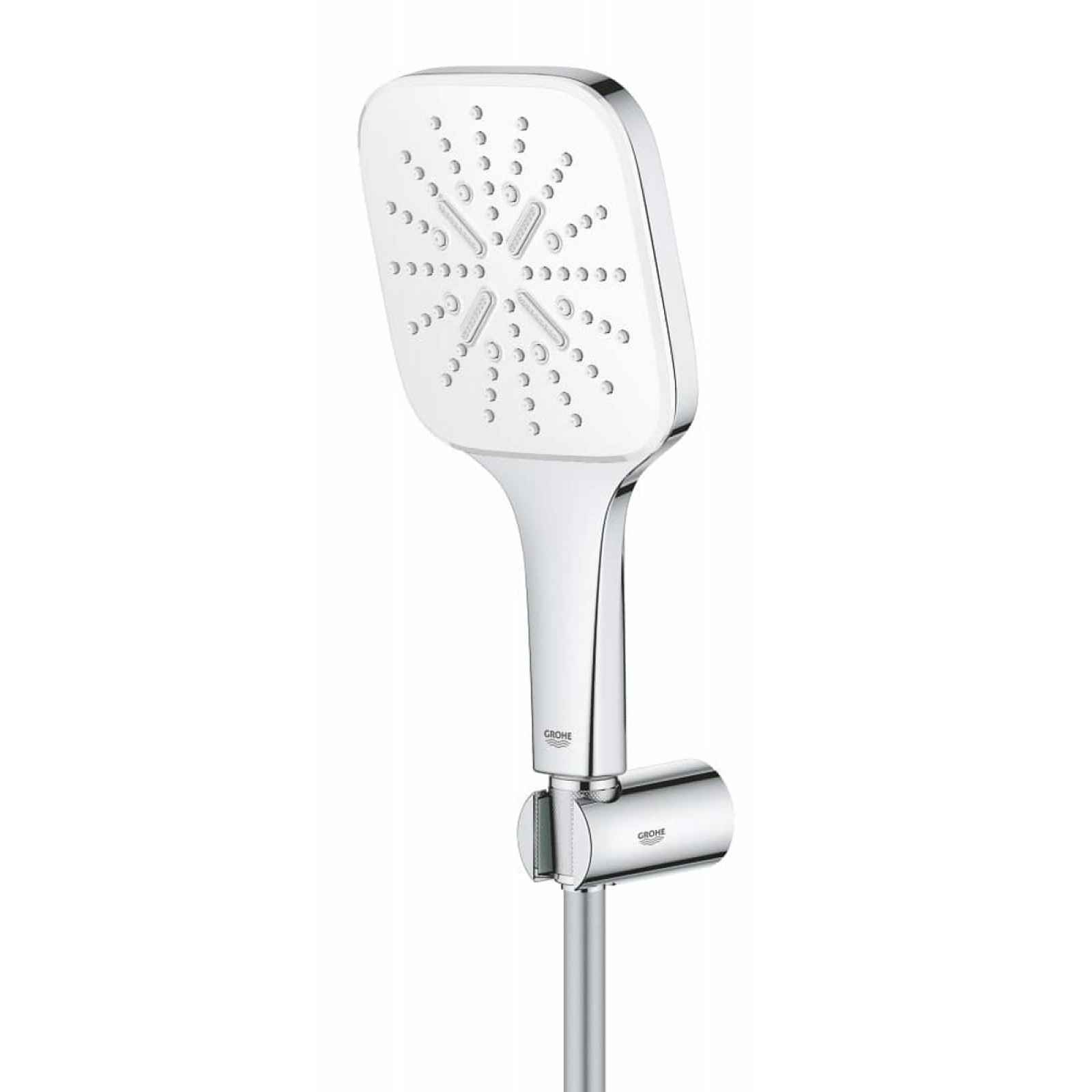 Sprchový set Grohe RAINSHOWER SmartActive Cube na stěnu měsíční bílá 26589LS0