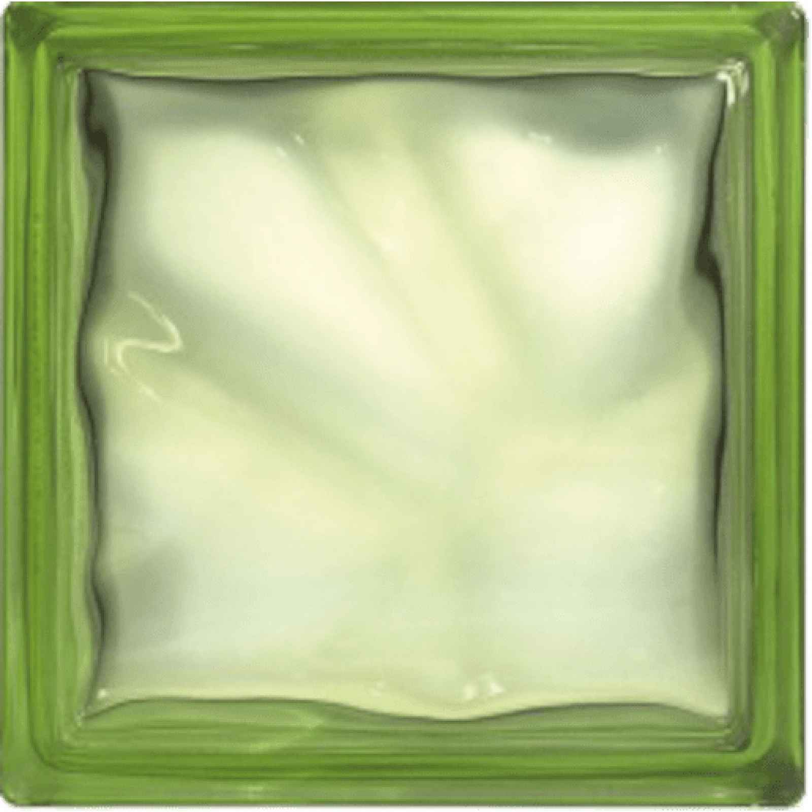 Luxfera Glassblocks green 19x19x8 cm sklo 1908WGREEN