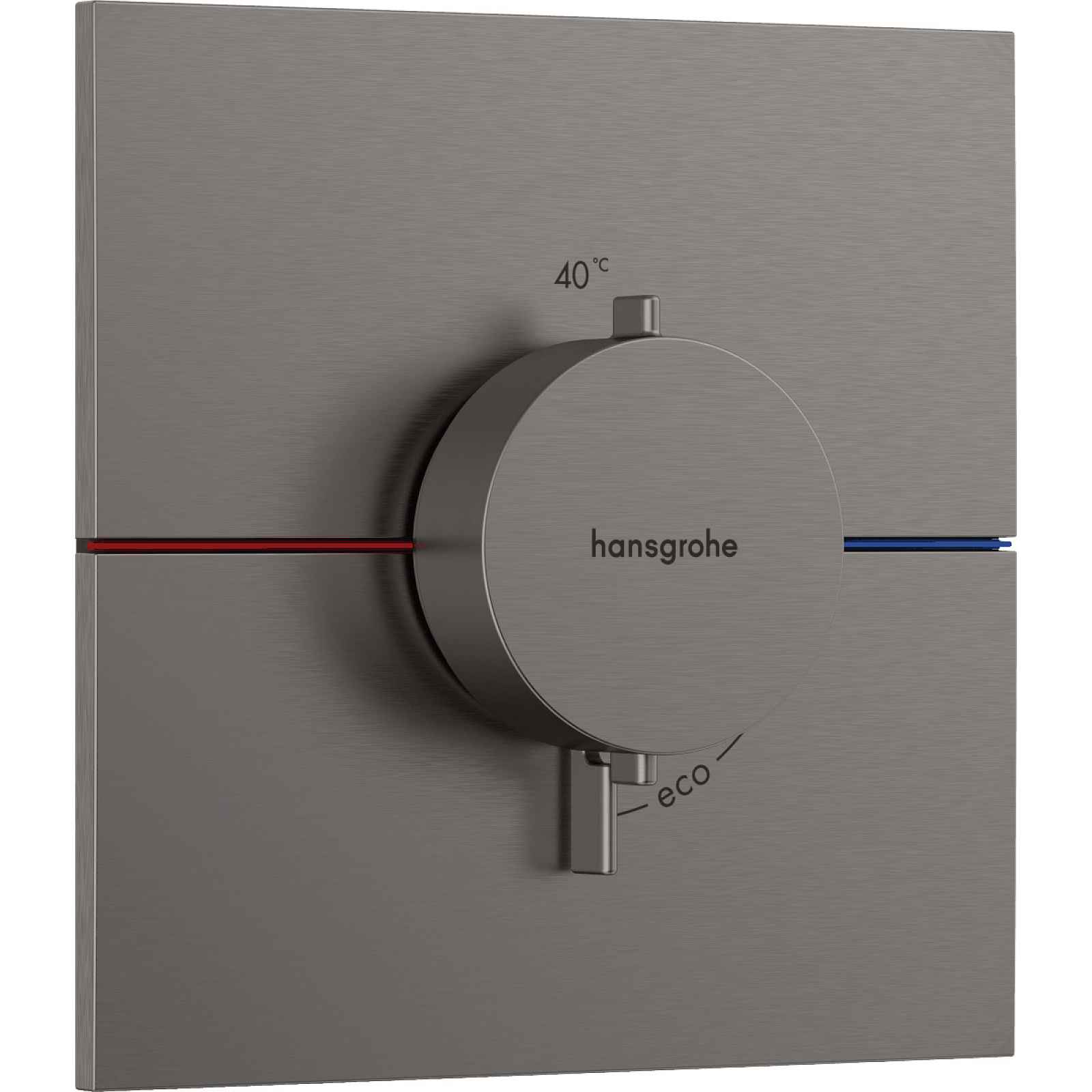 Sprchová baterie Hansgrohe ShowerSelect Comfort E bez podomítkového tělesa kartáčovaný černý chrom 15574340