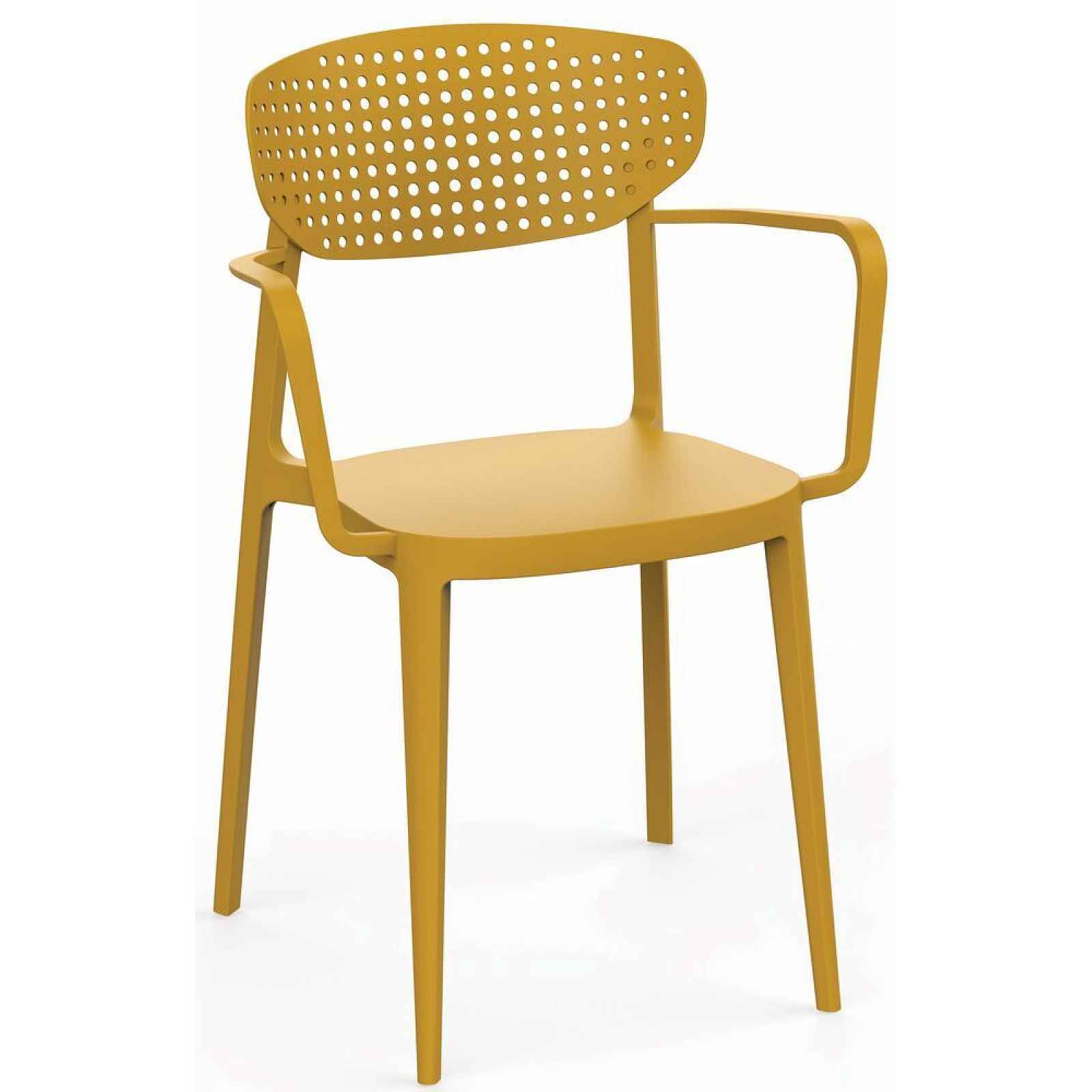 Jídelní židle AIRE ARMCHAIR Rojaplast Žlutá