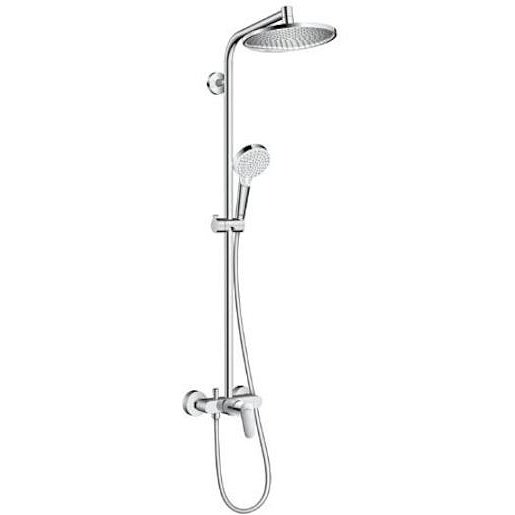 Sprchový systém Hansgrohe Crometta S na stěnu s pákovou baterií chrom 27269000