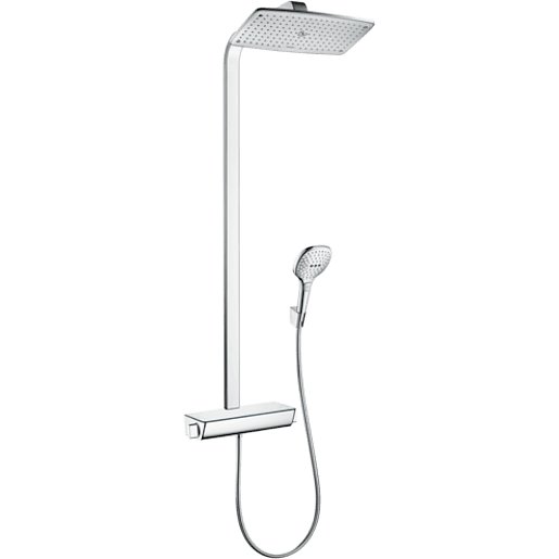 Sprchový systém Hansgrohe Raindance E na stěnu s termostatickou baterií chrom 27286000