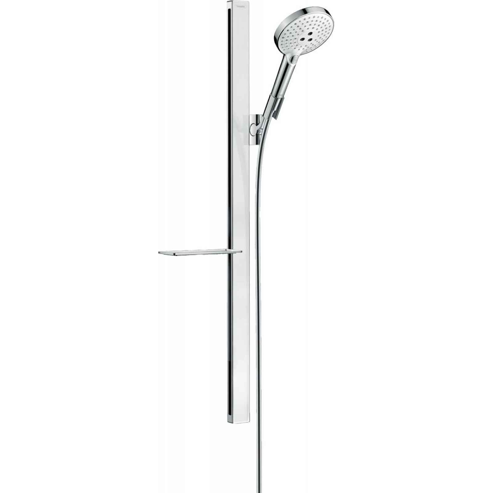 Sprchový set Hansgrohe Raindance Select S s poličkou bílá/chrom 27648400