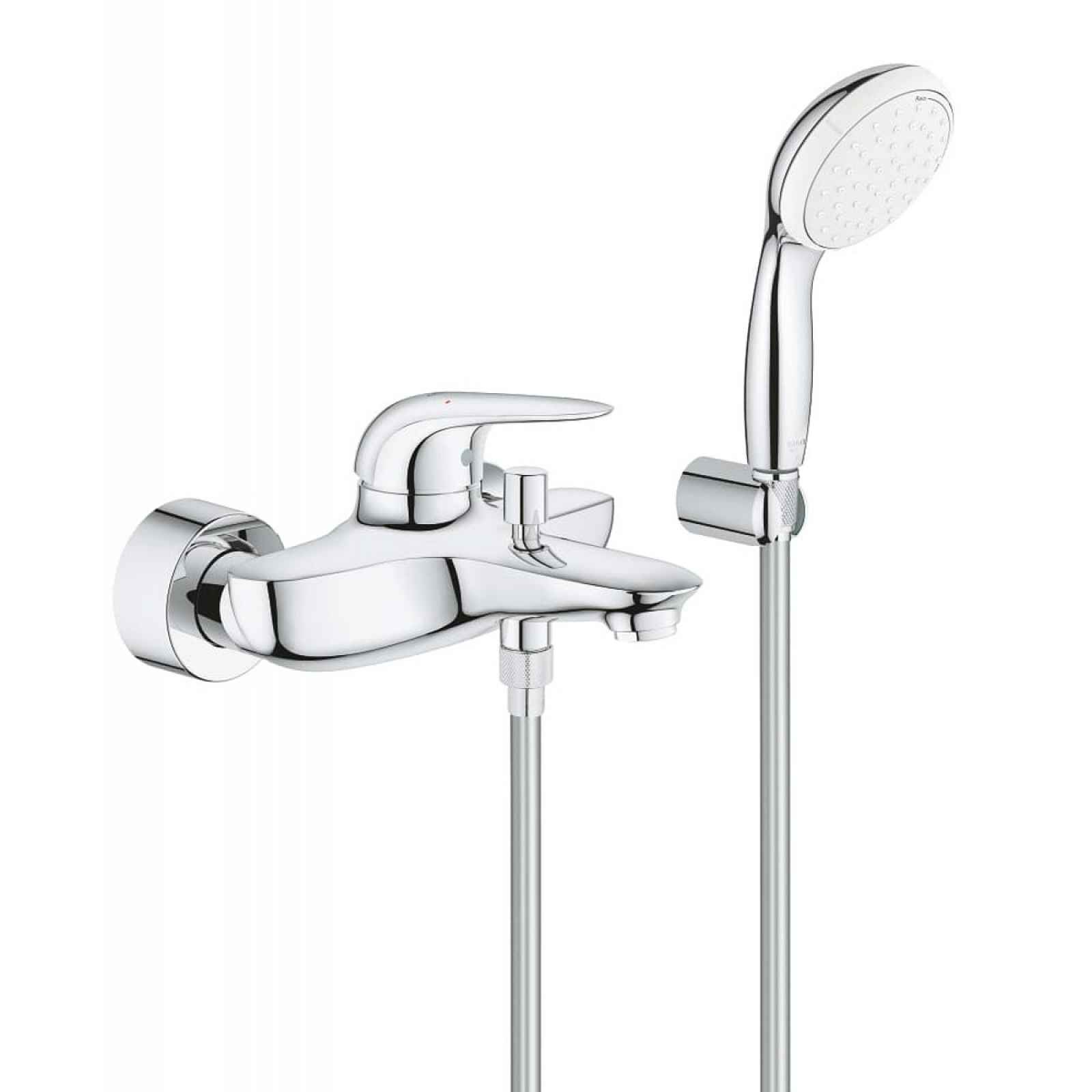 Grohe Eurostyle Páková vanová baterie s příslušenstvím, chrom 2372930A