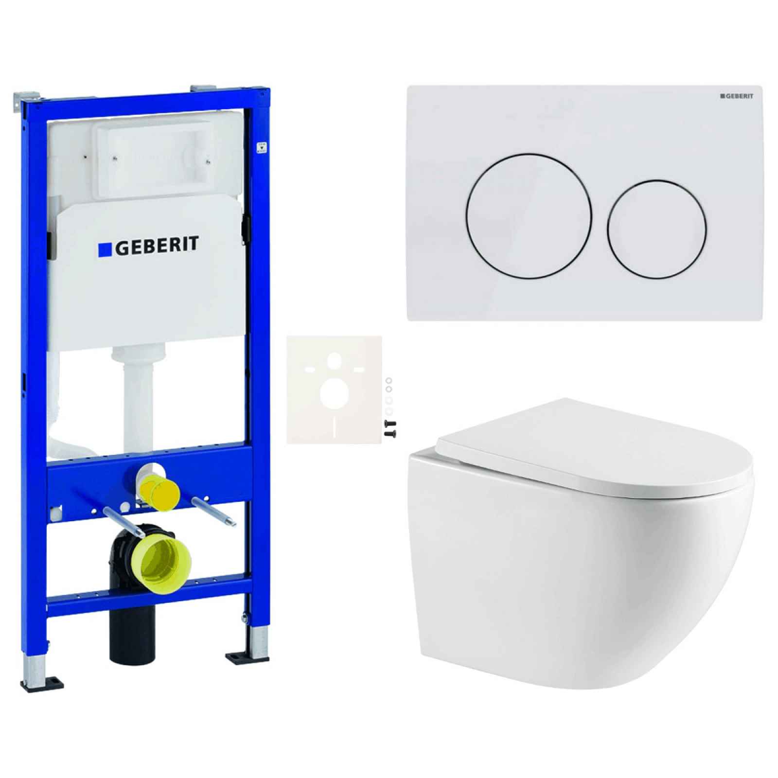 Závěsný wc set do lehkých stěn / předstěnová SAT SIKOGESREX67D20