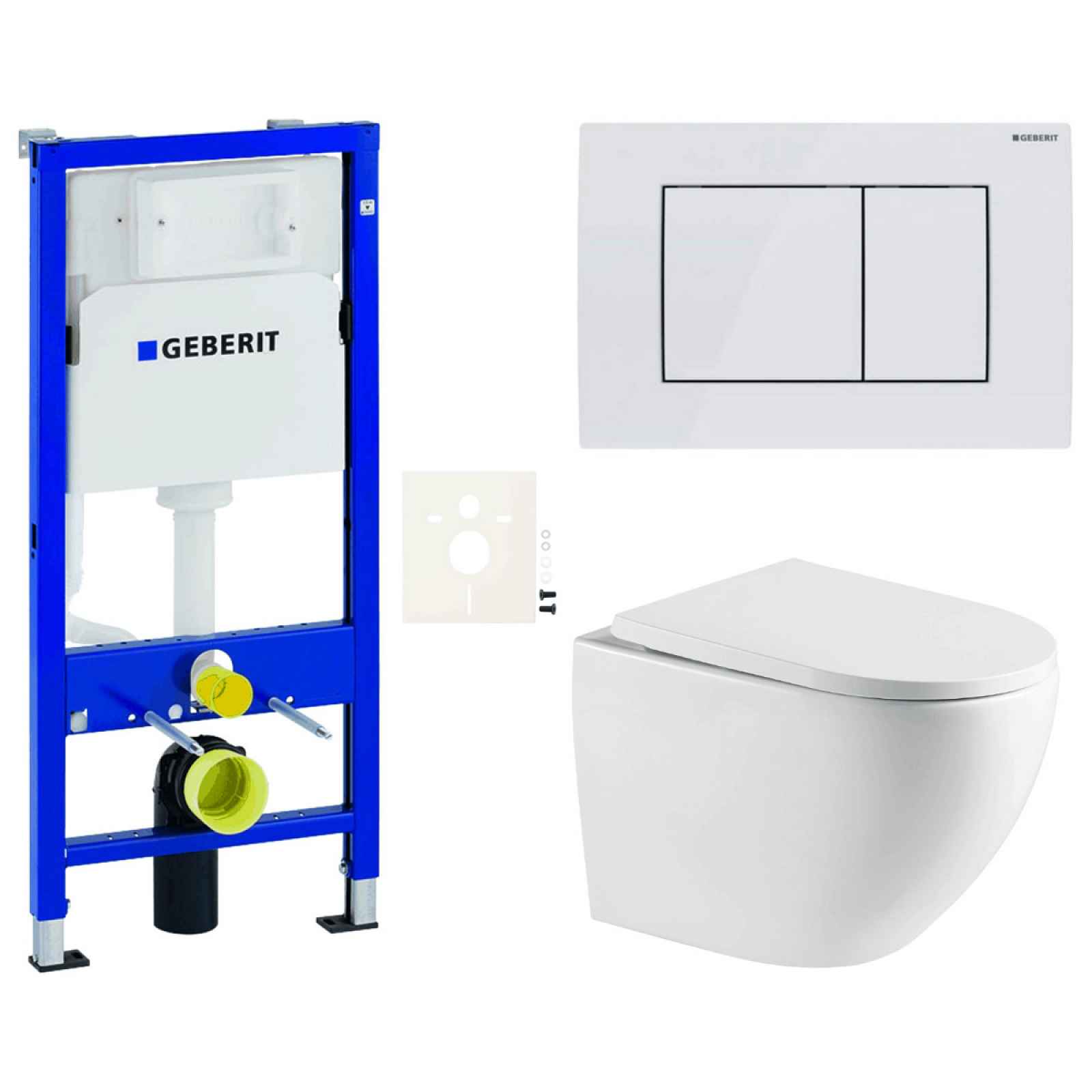 Závěsný wc set do lehkých stěn / předstěnová SAT SIKOGESREX67D30