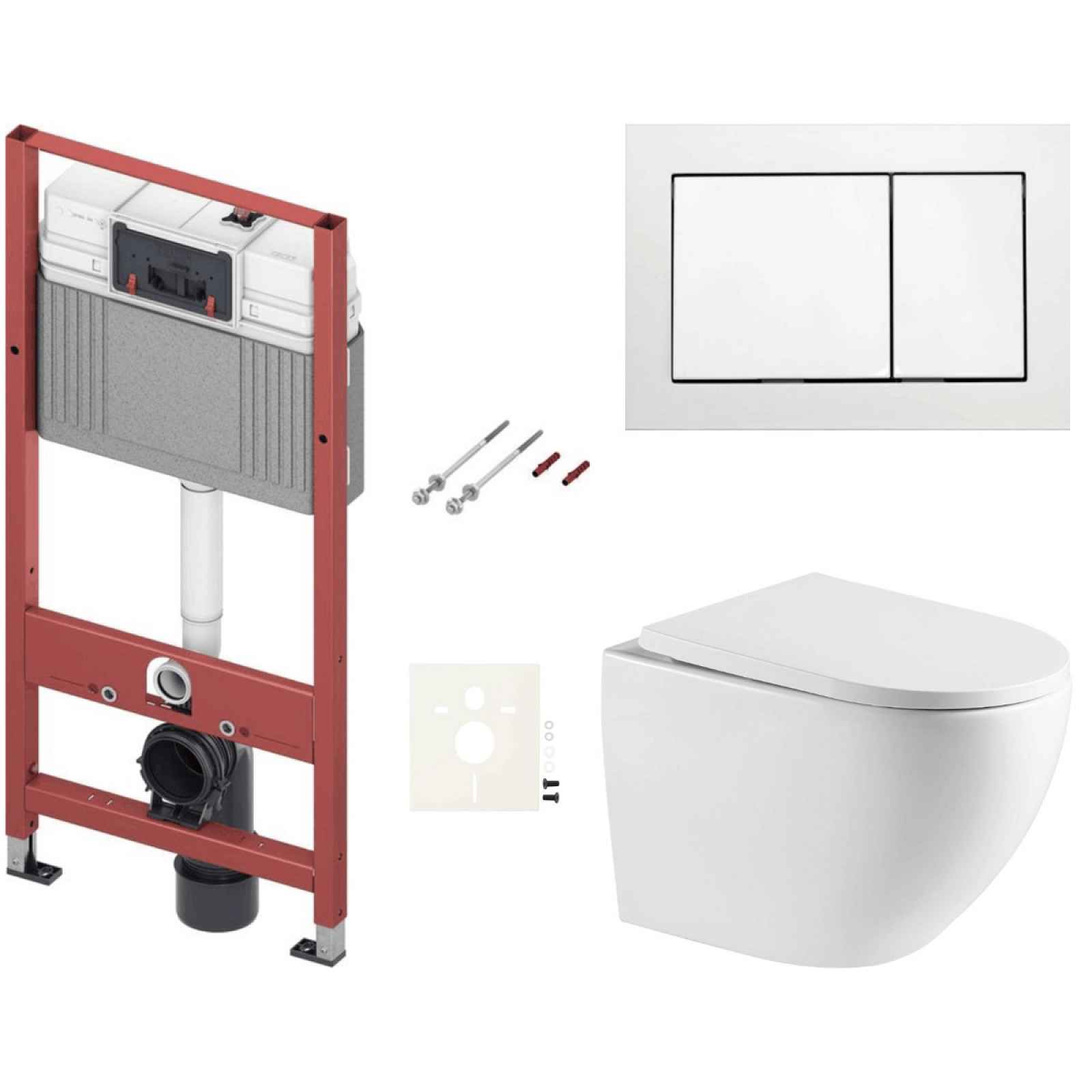 Závěsný wc set do lehkých stěn / předstěnová SAT SIKOTSREX67400