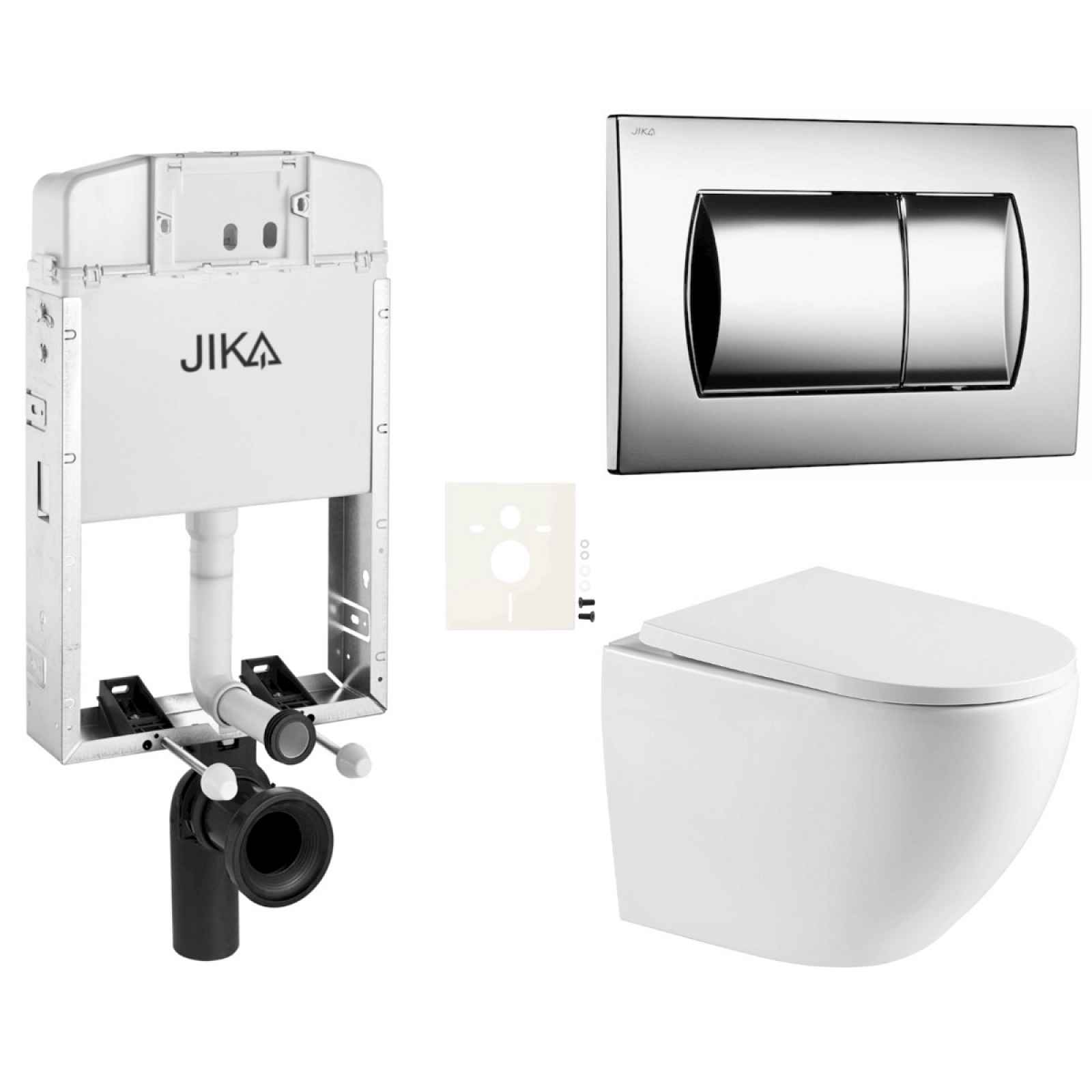 Závěsný wc set k zazdění SAT SIKOJZREX67CR