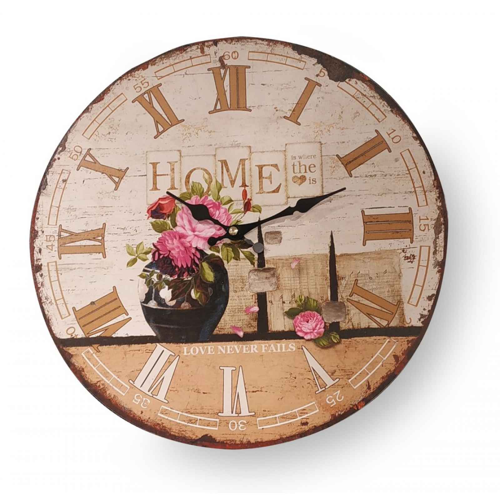 Nástěnné hodiny Vintage Home, ⌀ 33 cm