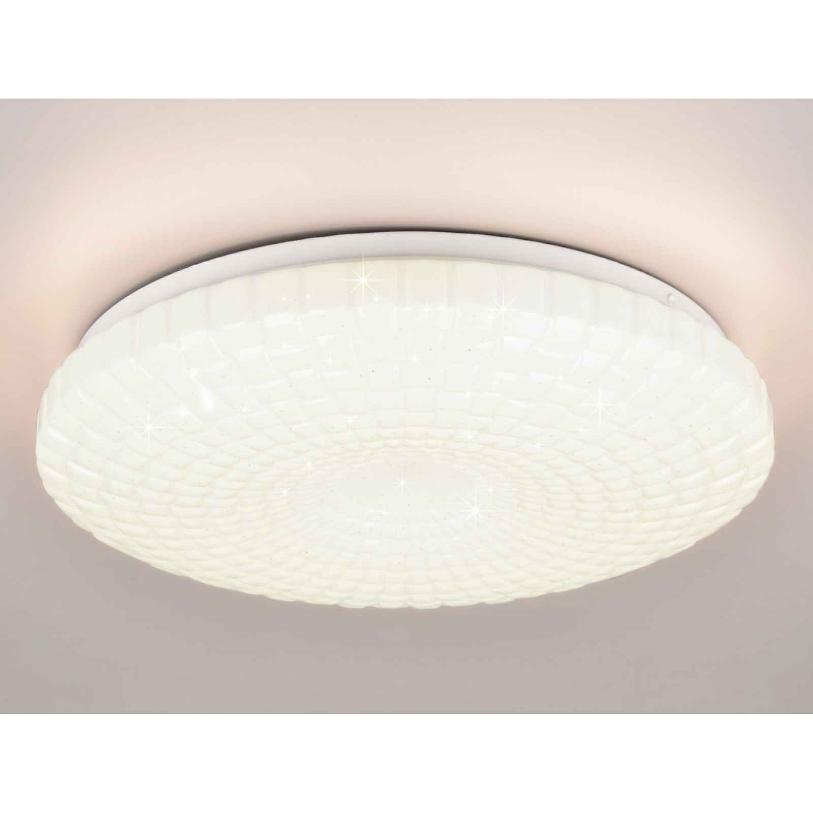 Stropní/nástěnné LED osvětlení Vega 33 cm, třpytivý efekt