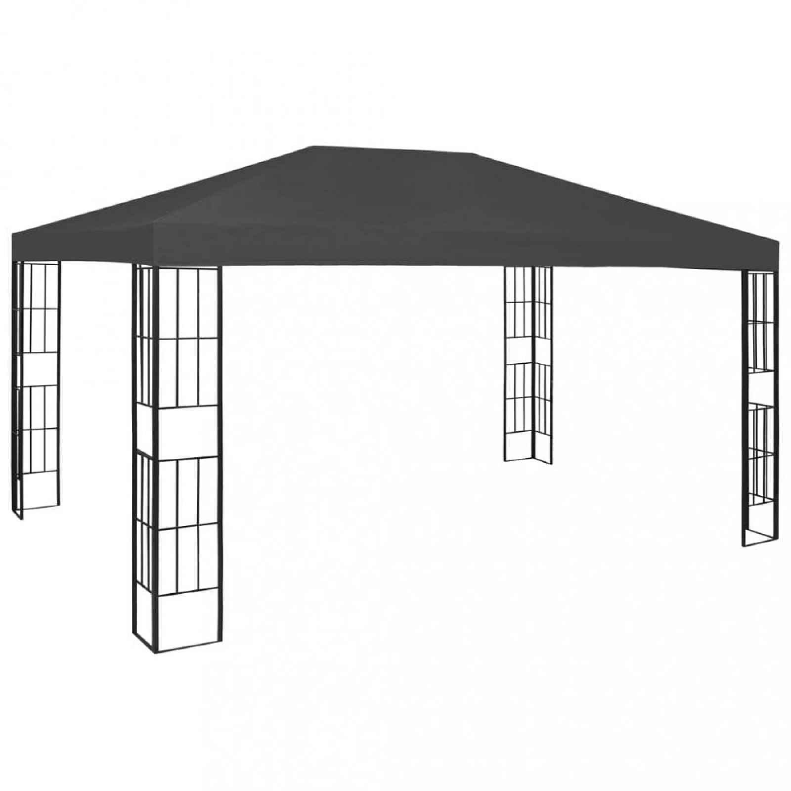 Zahradní altán 3 x 4 m Dekorhome Antracit