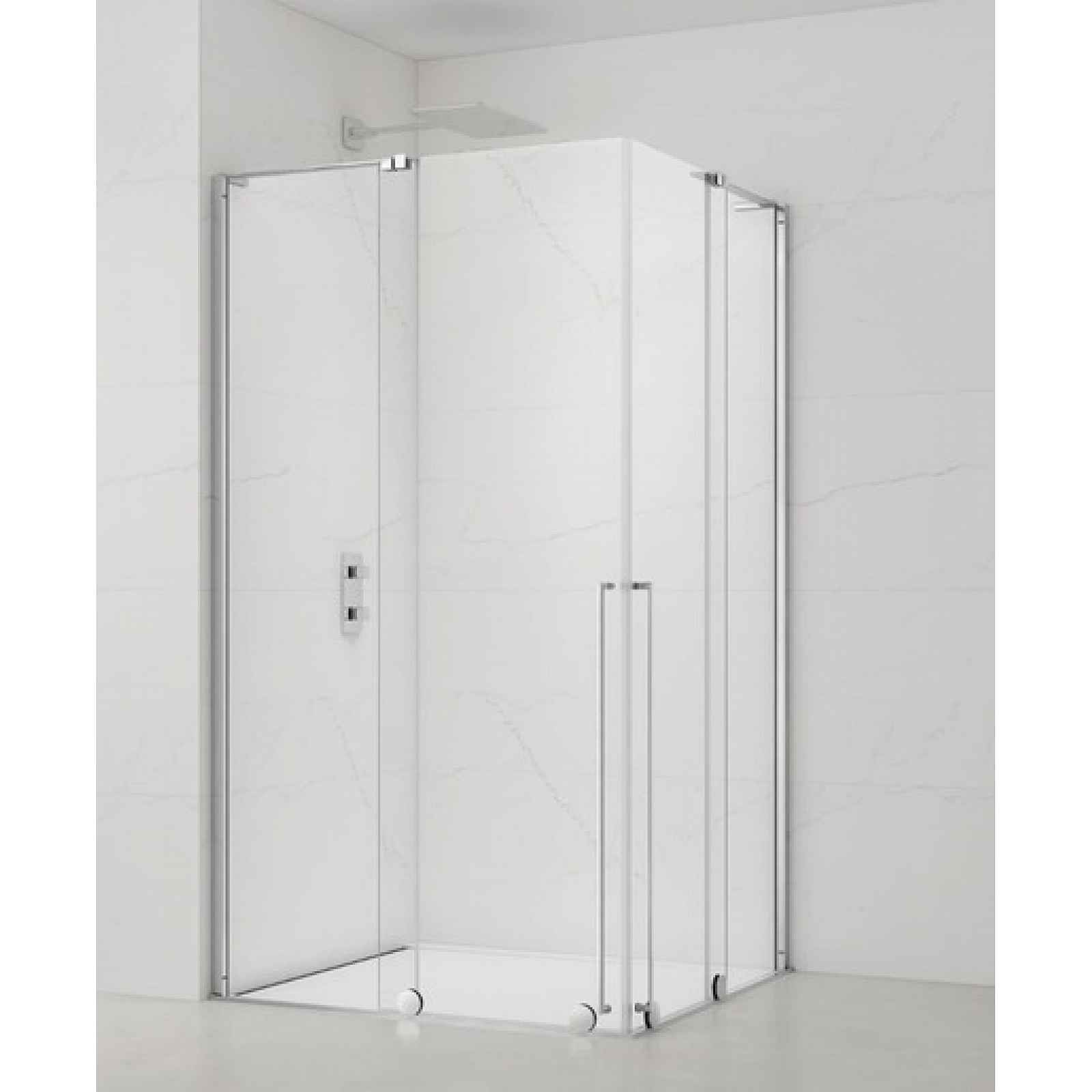 Sprchový kout čtverec 100x100 cm SAT Walk-In Xmotion SATBWIXMN100100