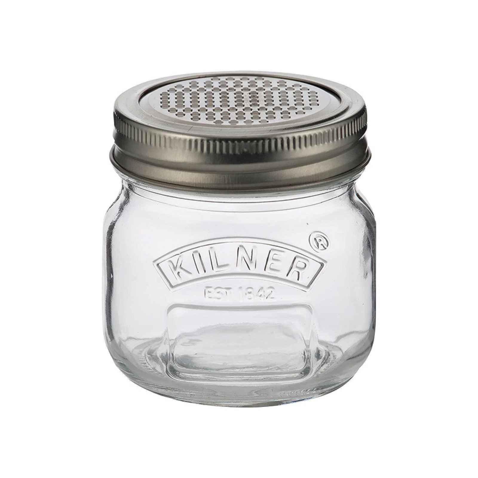 Kilner Struhadlo na citrusy, zázvor a sýr se skleněným zásobníkem, 0.25l 0025.057