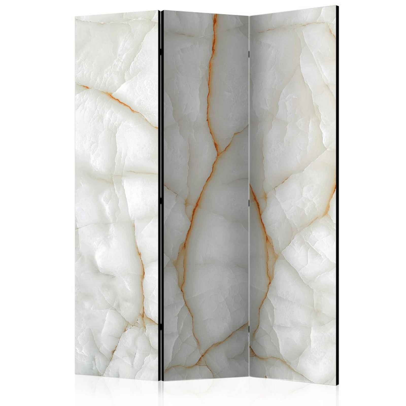 Paraván White Marble Dekorhome 135x172 cm (3-dílný)