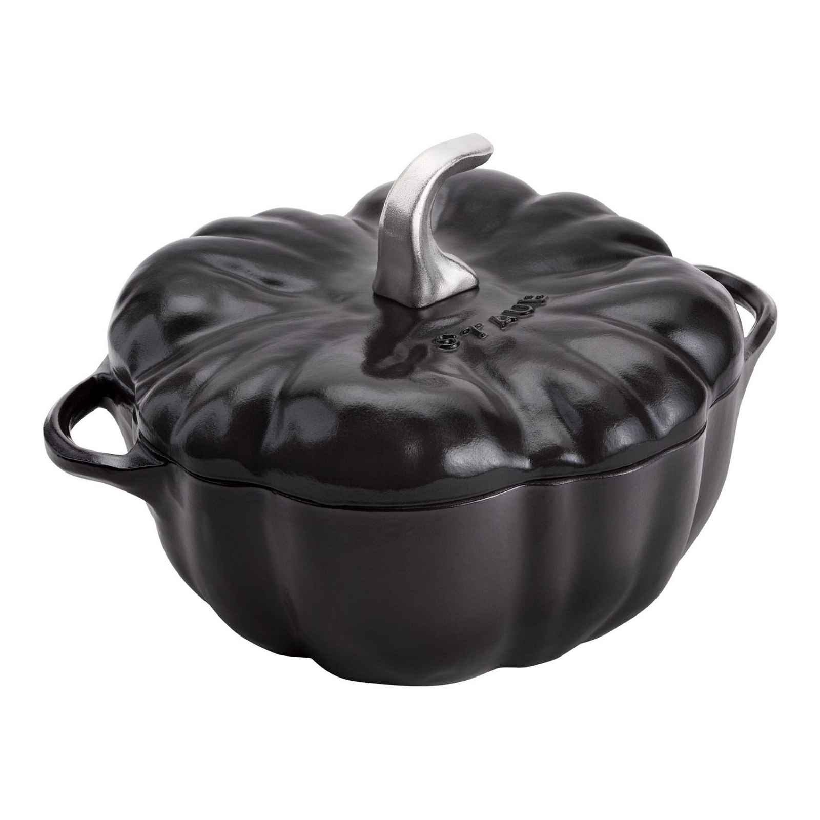 Staub Litinový hrnec ve tvaru dýně s poklicí, 3,45 l / 24 cm, černá 1024272