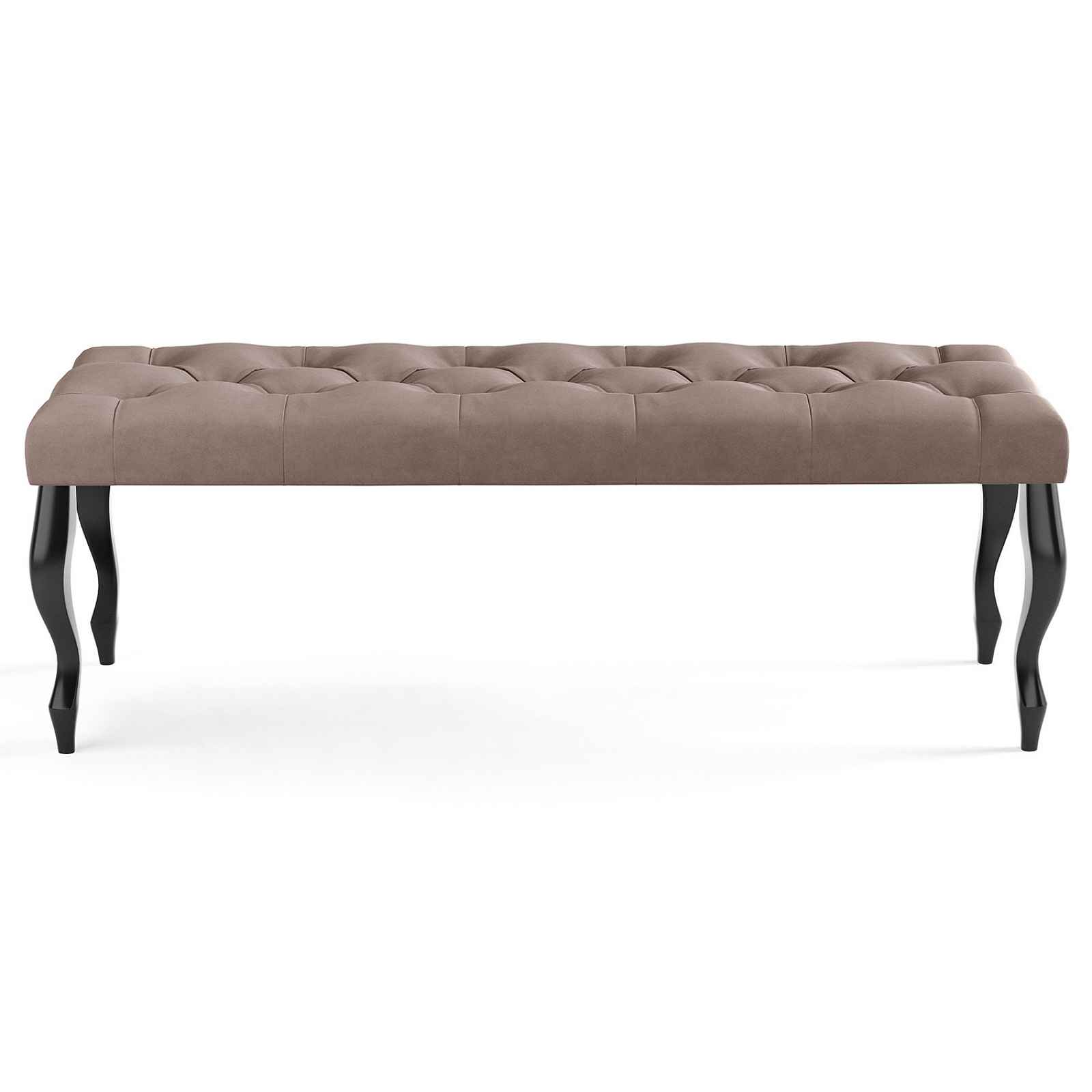 Lavice CHESTERFIELD 100x40 cm Světle hnědá