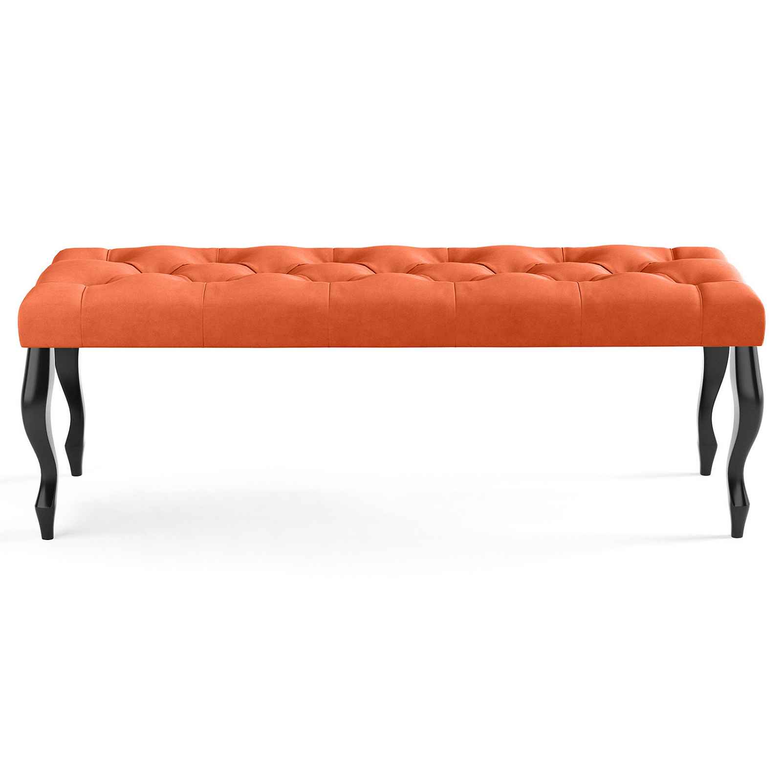 Lavice CHESTERFIELD 80x40 cm Oranžová