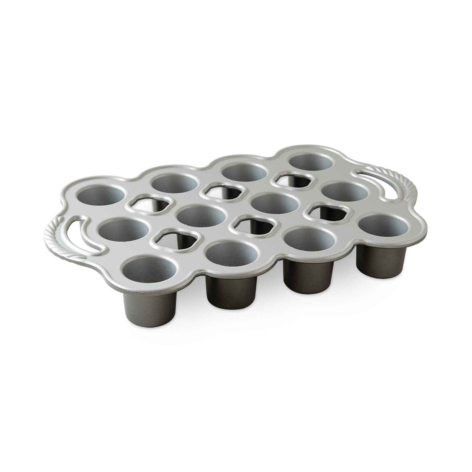 Nordic Ware Pečicí forma Popover, plát s 12 muffiny, grafitová, 0,7 l 82848