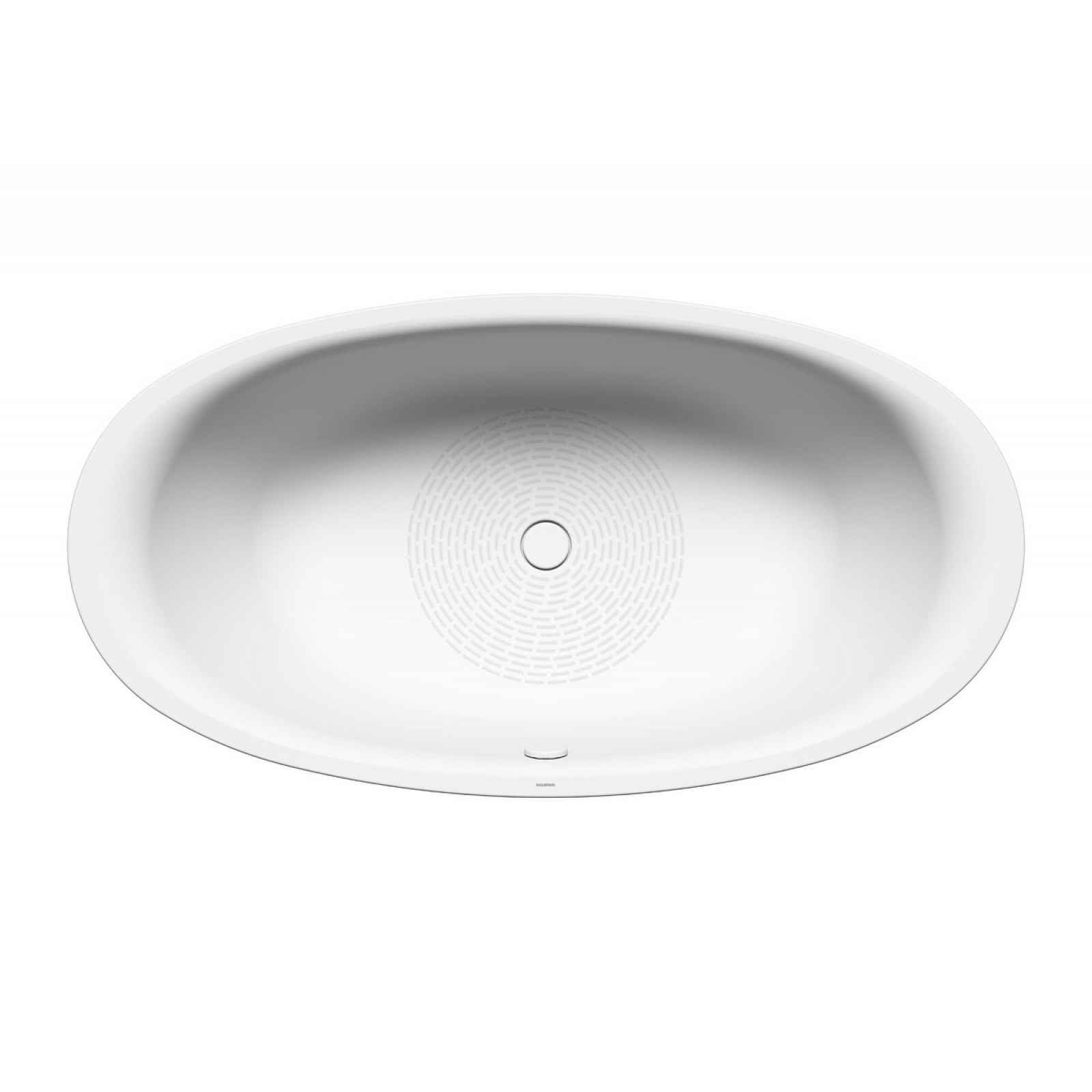 Oválná vana Kaldewei Ellipso Duo Oval 190x100 cm smaltovaná ocel Perl-effekt,Antislip alpská bílá 286230003001