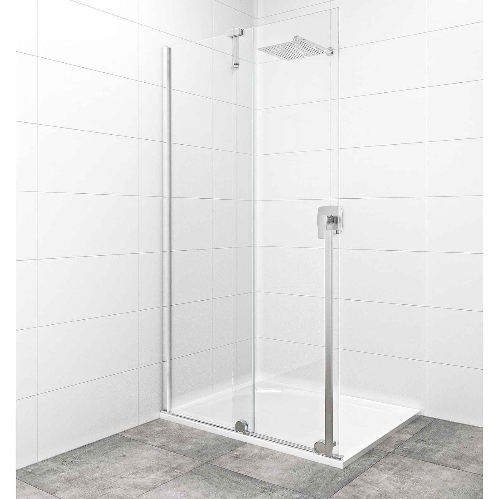 Sprchová zástěna walk-in Walk-In / Dveře 140 cm Swiss Aqua Technologies Walk-in Xmotion SATBWIXM140