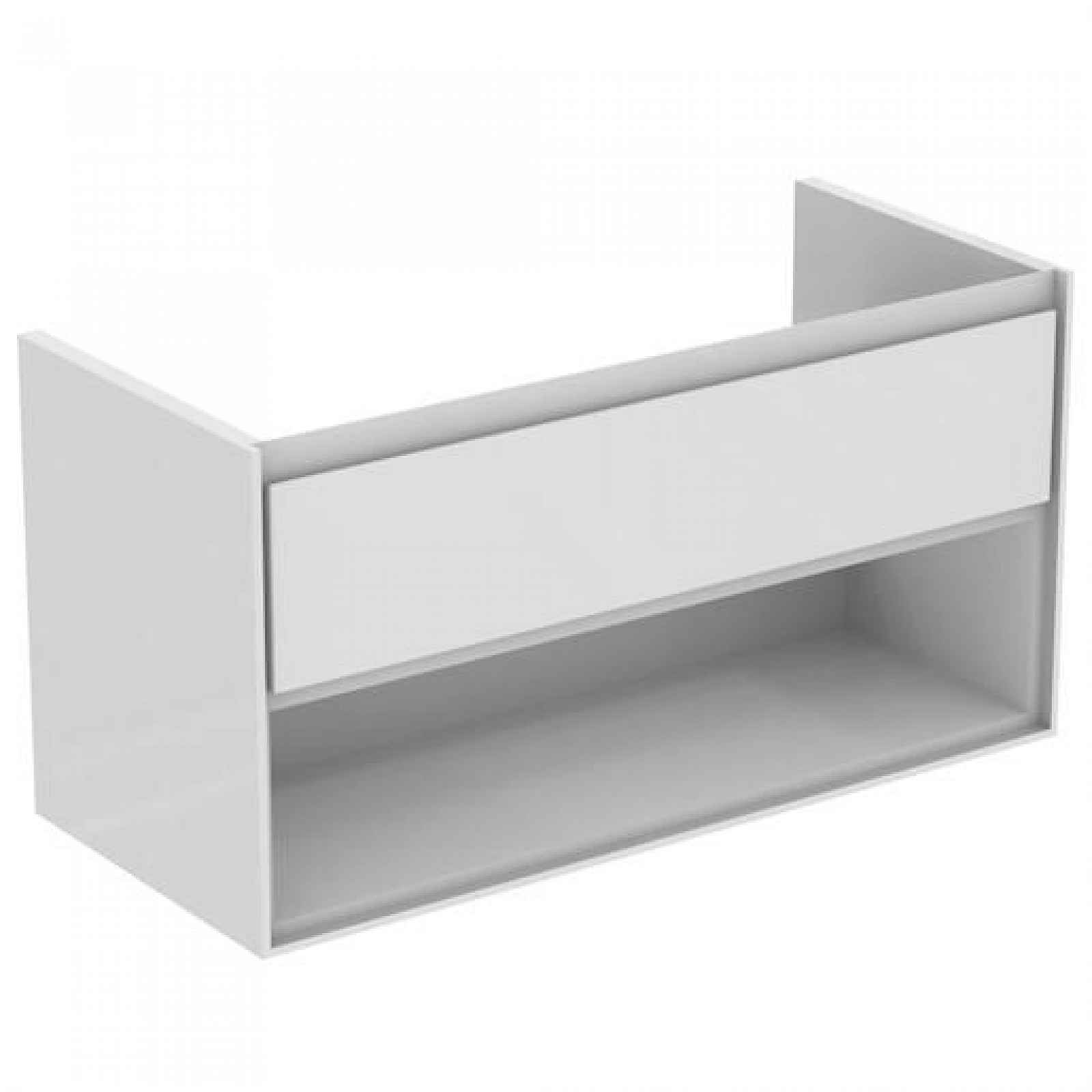 Koupelnová skříňka pod umyvadlo Ideal Standard Connect Air 100x44x51,7 cm světlé dřevo/světlá hnědá mat E0828UK