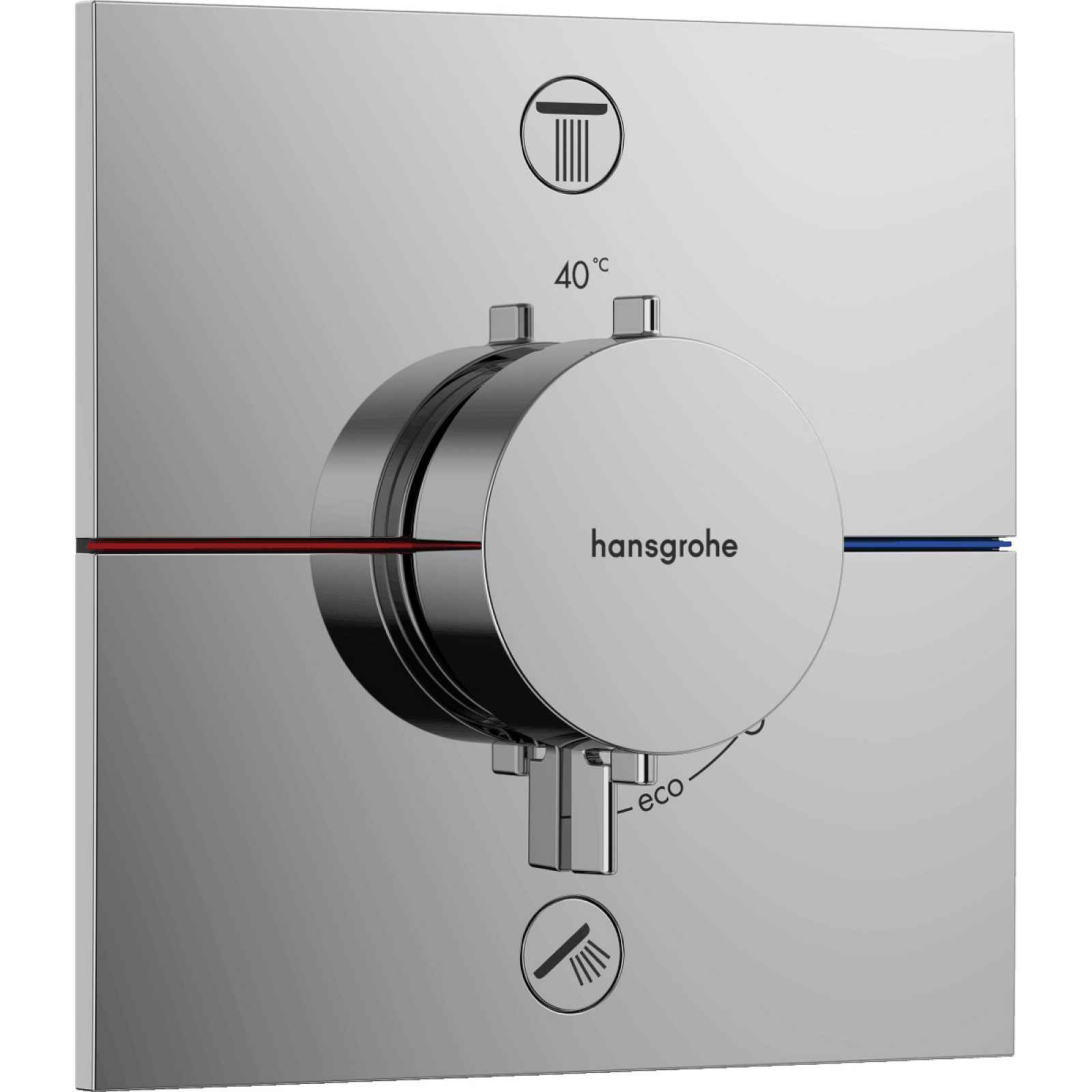 Vanová baterie Hansgrohe ShowerSelect Comfort E bez podomítkového tělesa chrom 15572000