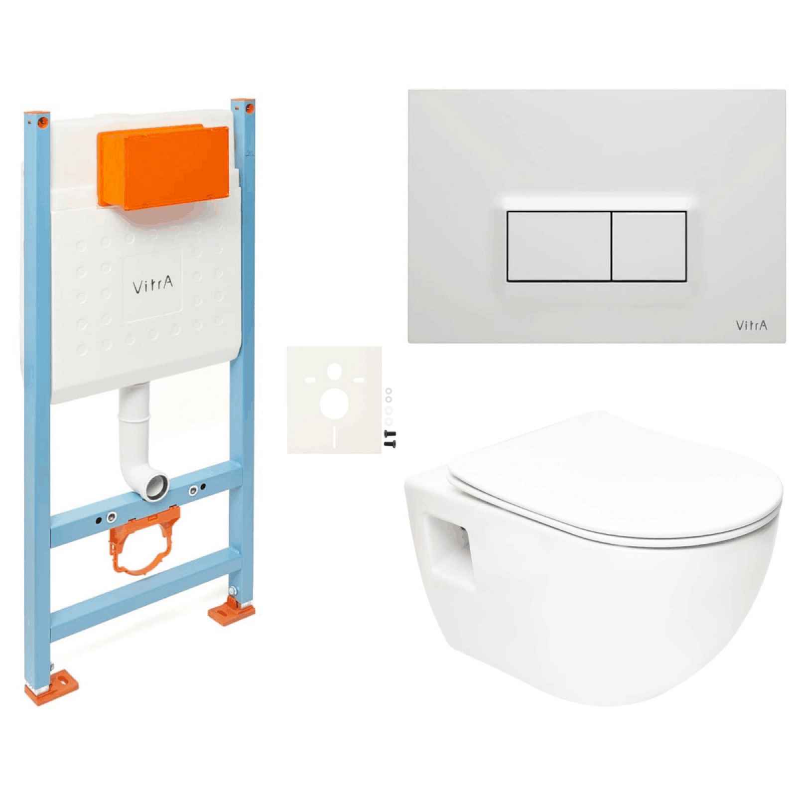 Závěsný wc set do lehkých stěn / předstěnová SAT Project SIKOVSSATPRO51600