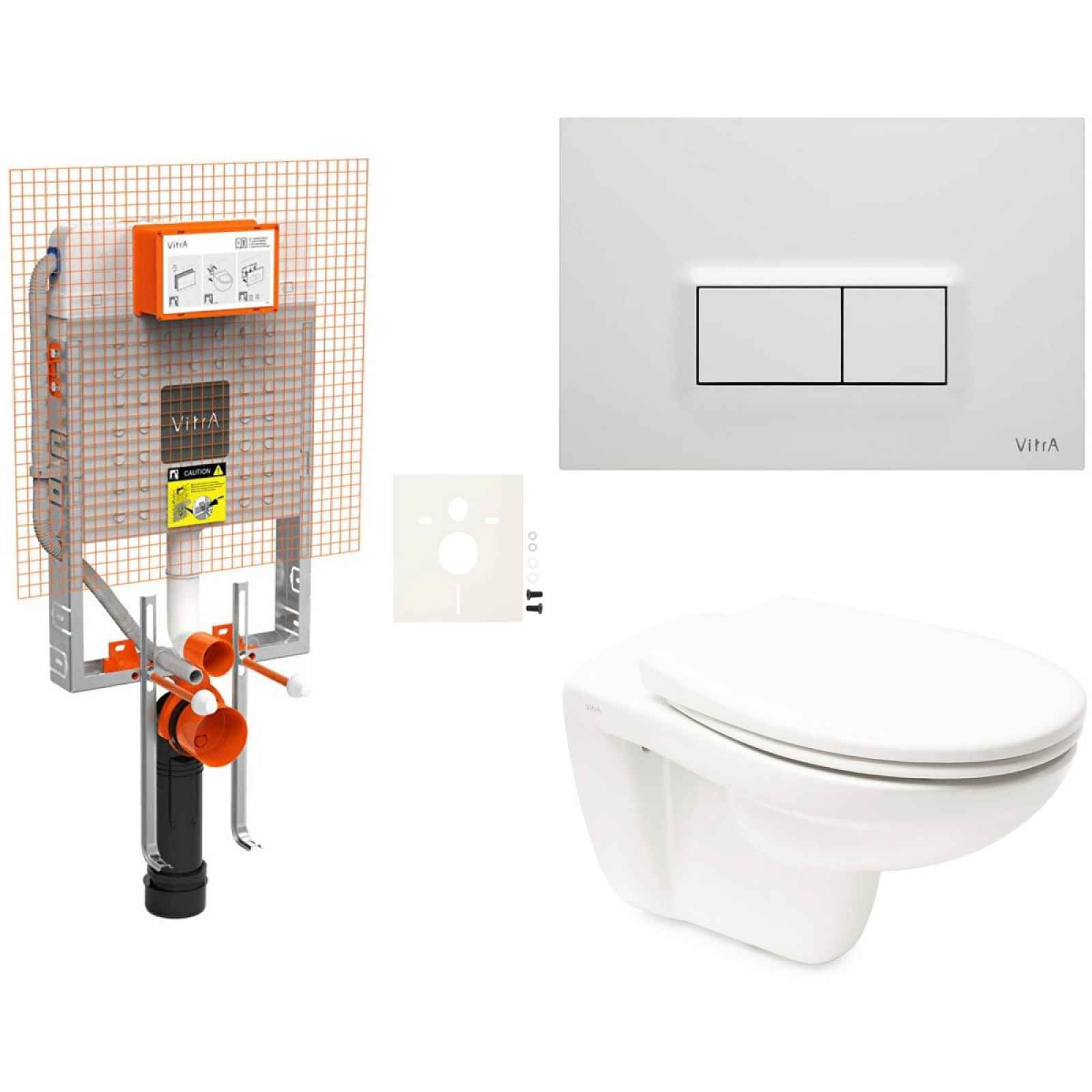 Závěsný wc set k zazdění Vitra Normus SIKOVZNOR54600