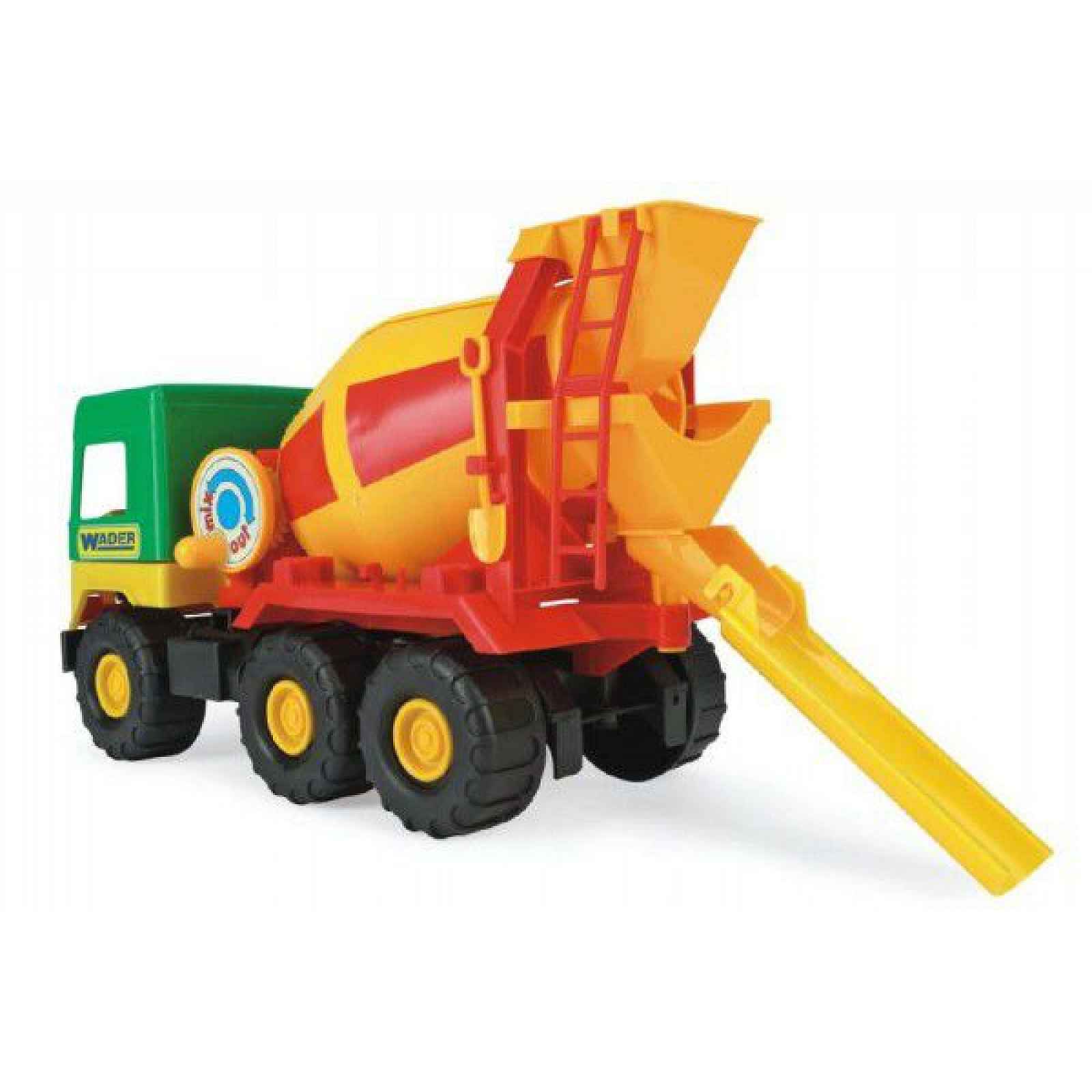 Teddies Auto middle Truck domíchávač plast 39cm Wader v sáčku