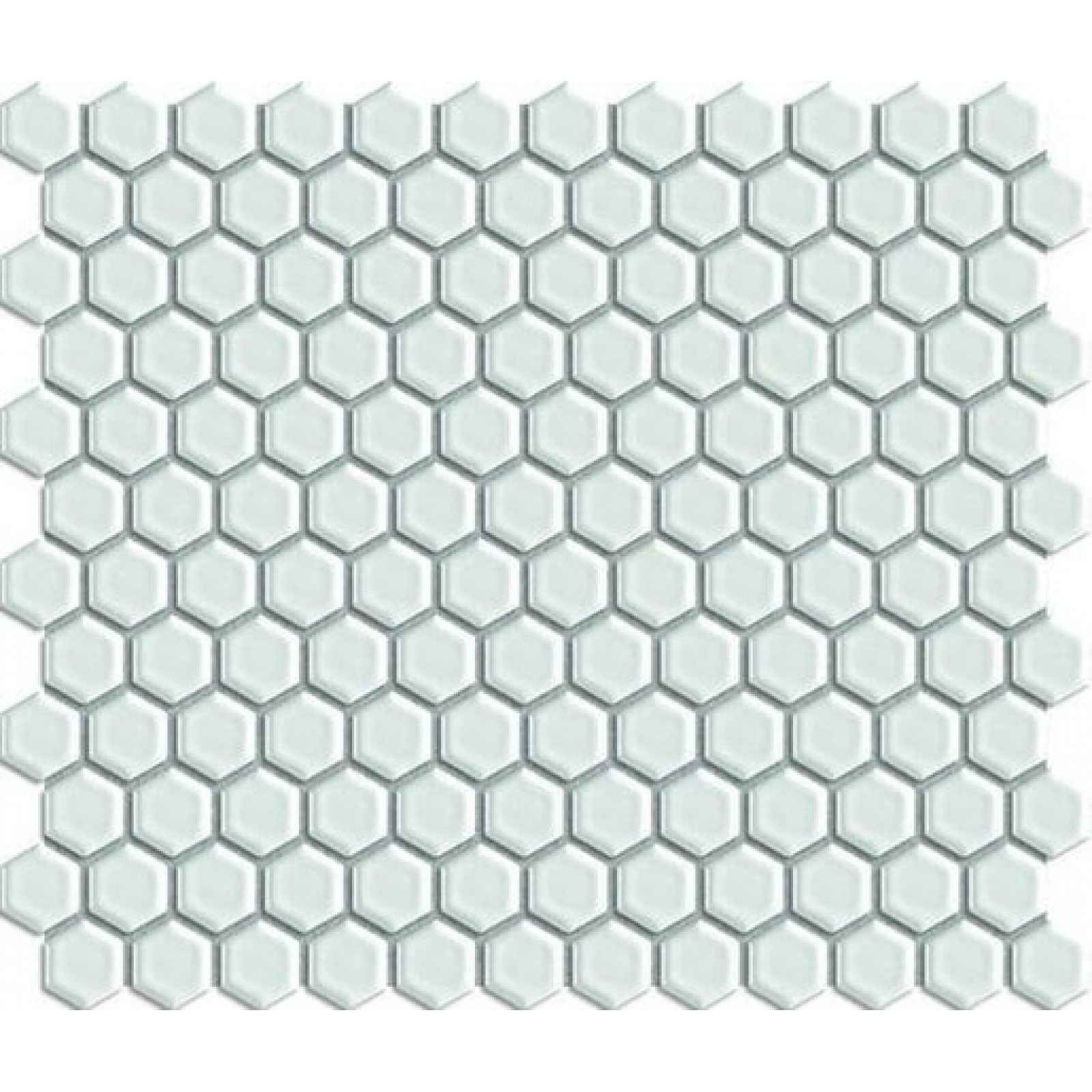 Keramická mozaika Premium Mosaic white 26x30 cm mat MOS26WHM