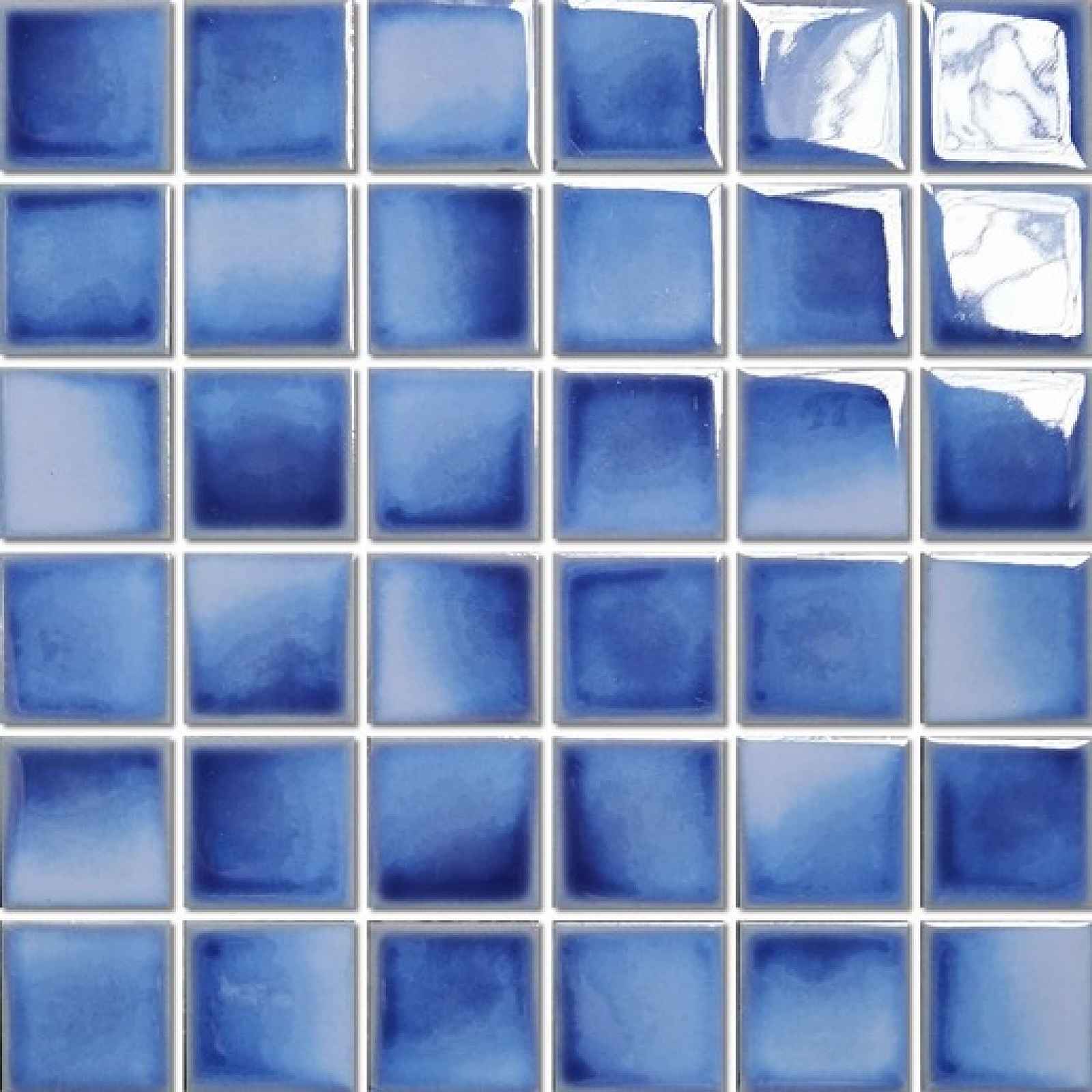 Keramická mozaika Premium Mosaic aqua blue 31x31 cm lesk MOSBH5ABLL (bal.1,030 m2)