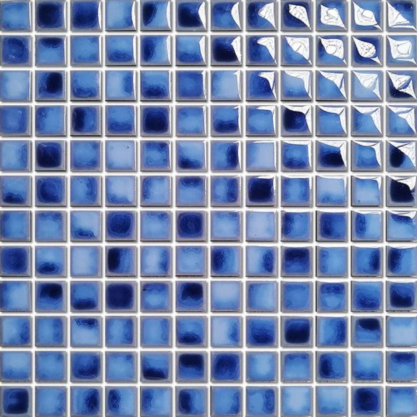 Keramická mozaika Premium Mosaic aqua blue 30x30 cm lesk MOSBH23ABLL (bal.1,030 m2)