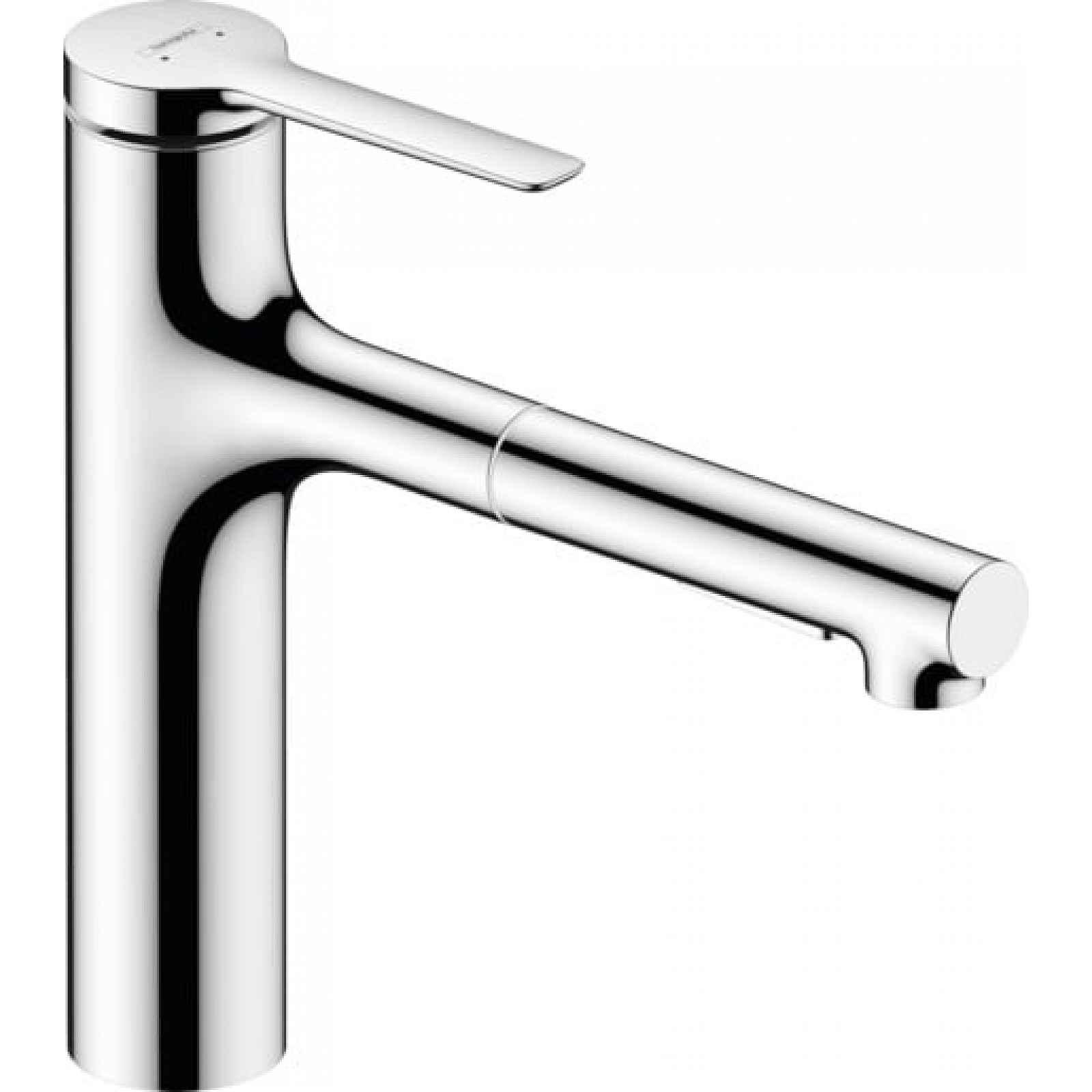 Dřezová baterie Hansgrohe Zesis M33 s vytahovací sprškou, 2 proudy chrom 74822000