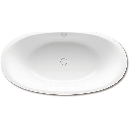 Oválná vana Kaldewei Ellipso Duo Oval 190x100 cm smaltovaná ocel celoplošný Antislip alpská bílá 286234010001