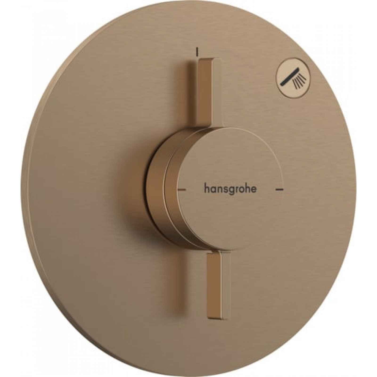 Sprchová baterie Hansgrohe DuoTurn S bez podomítkového tělesa kartáčovaný bronz 75618140