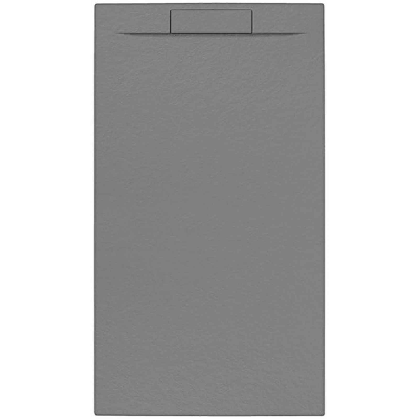 Sprchová vanička obdélníková SAT Fusion 100x80 cm litý mramor Gris SATFU10080GR