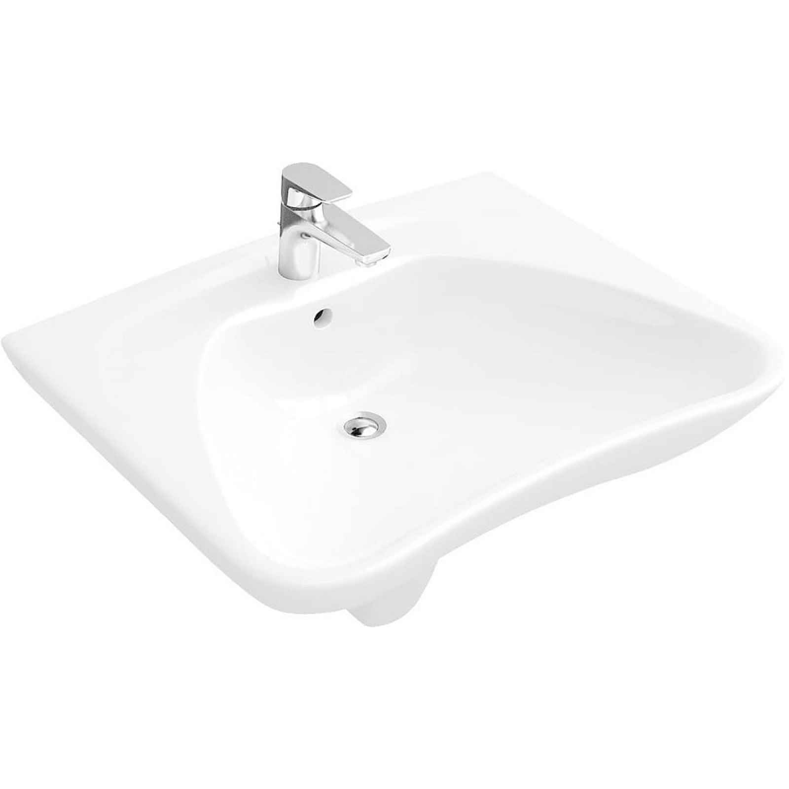 Umyvadlo Villeroy & Boch O.novo 600x490mm alpská bílá 71196301