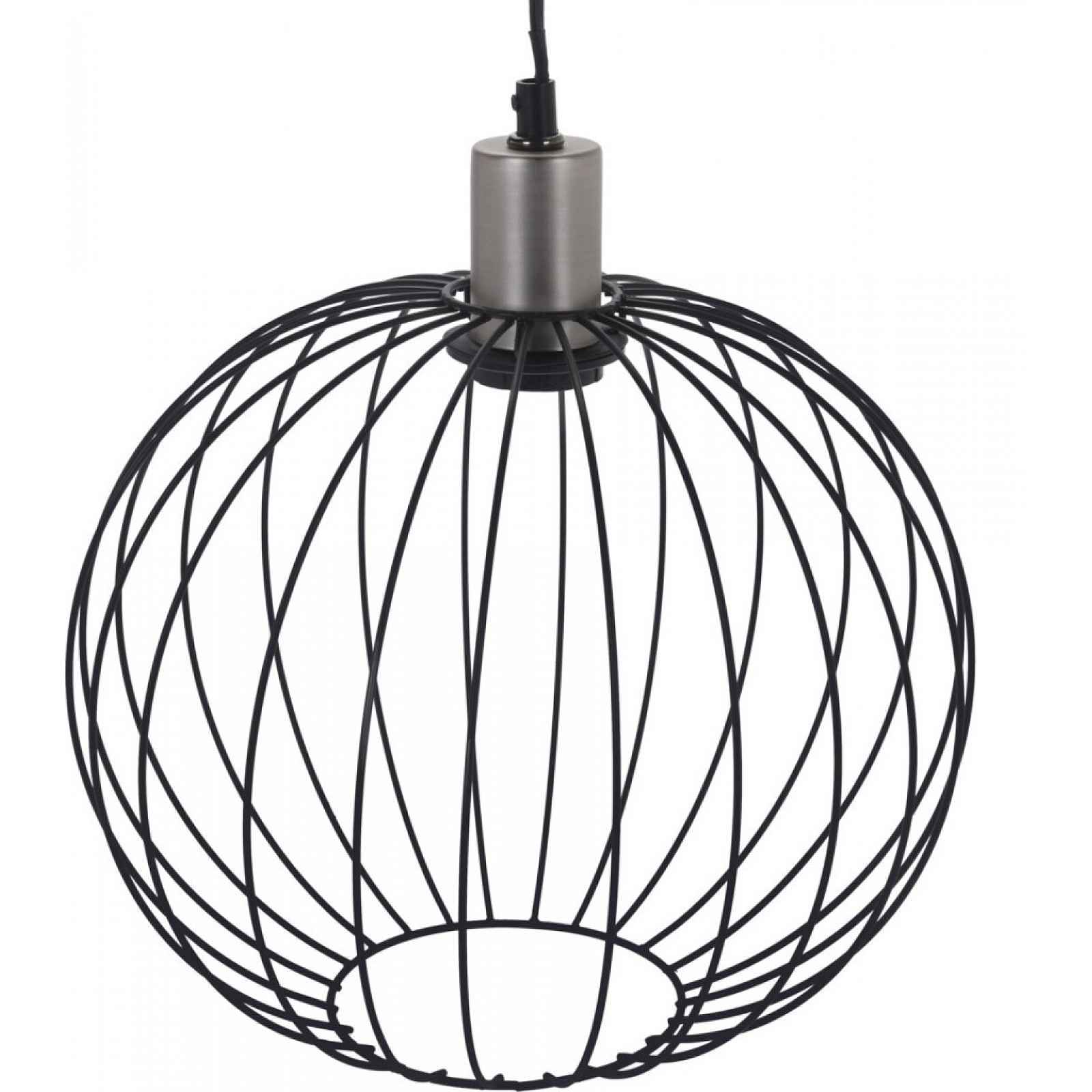 Závěsná stropní lampa Loft 30 cm, černá