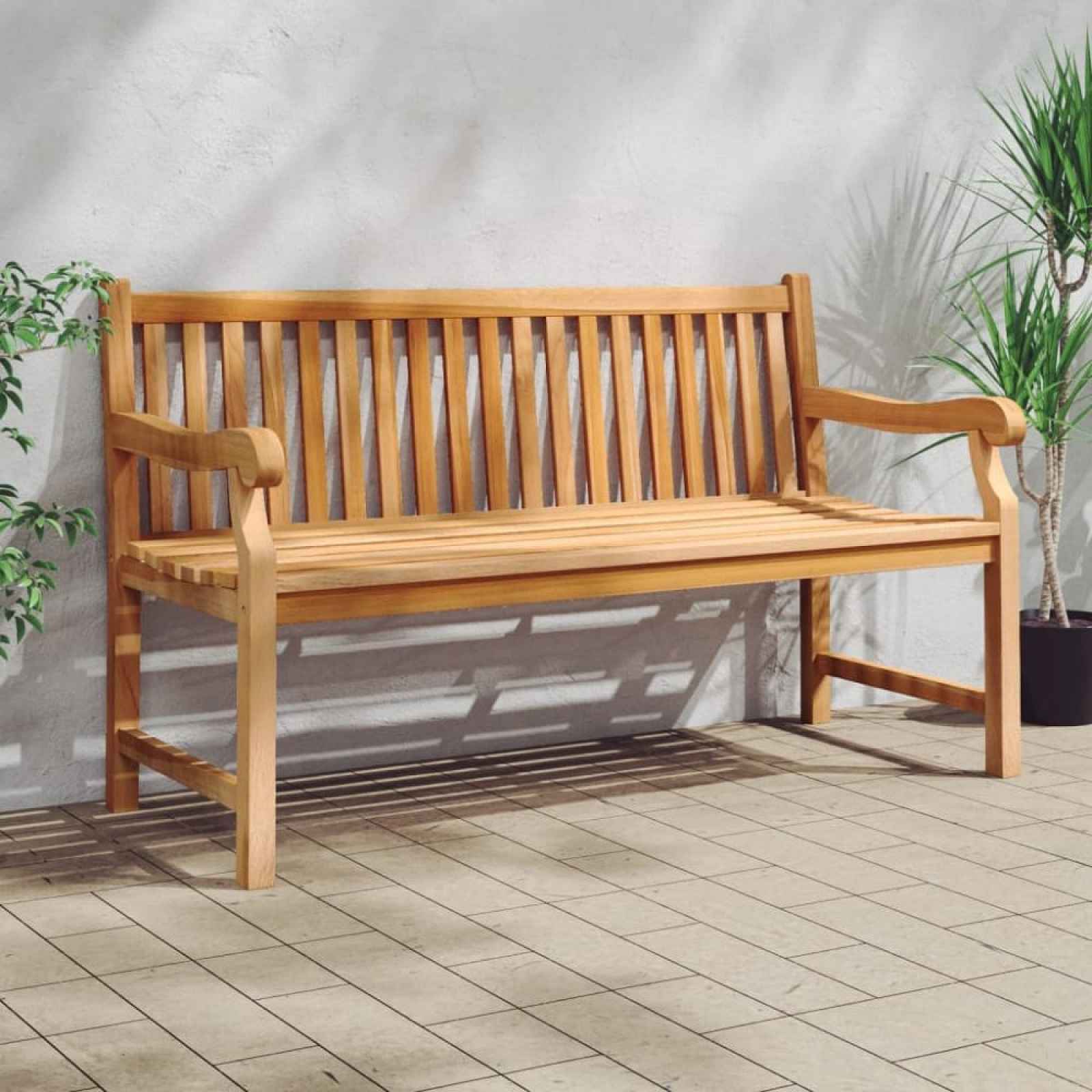 Zahradní lavice 150 cm teak