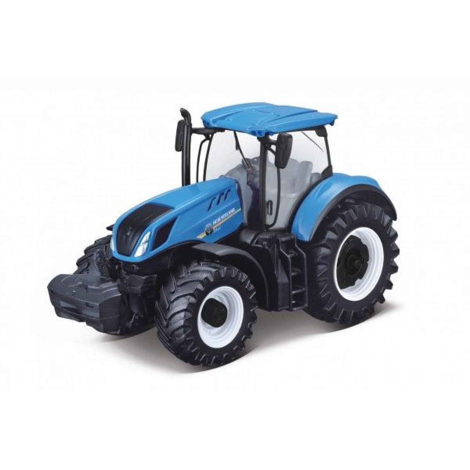 Bburago Wiky Farm Tractor 13 cm modrá