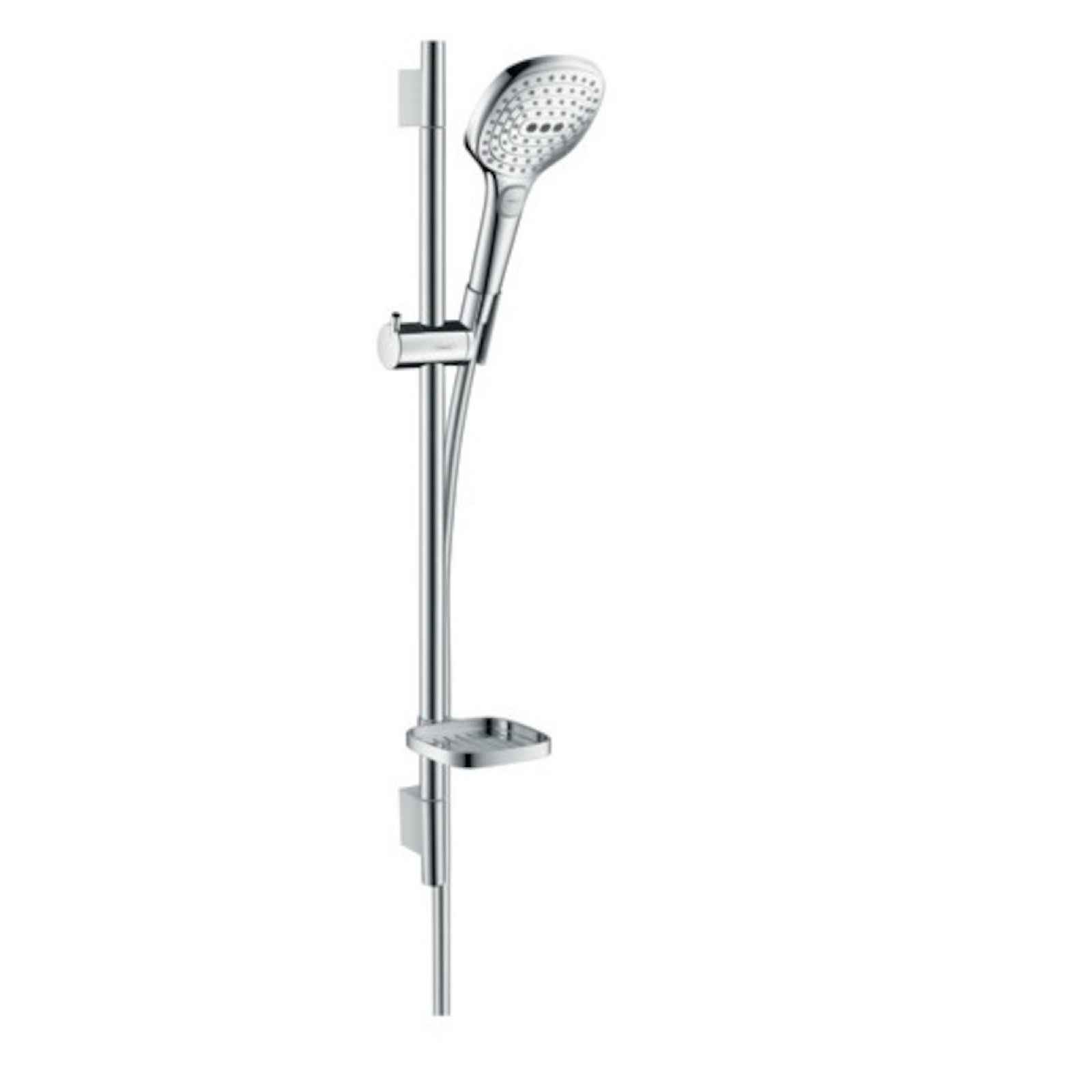 Sprchový set Hansgrohe Raindance Select E s mýdlenkou chrom 26622000