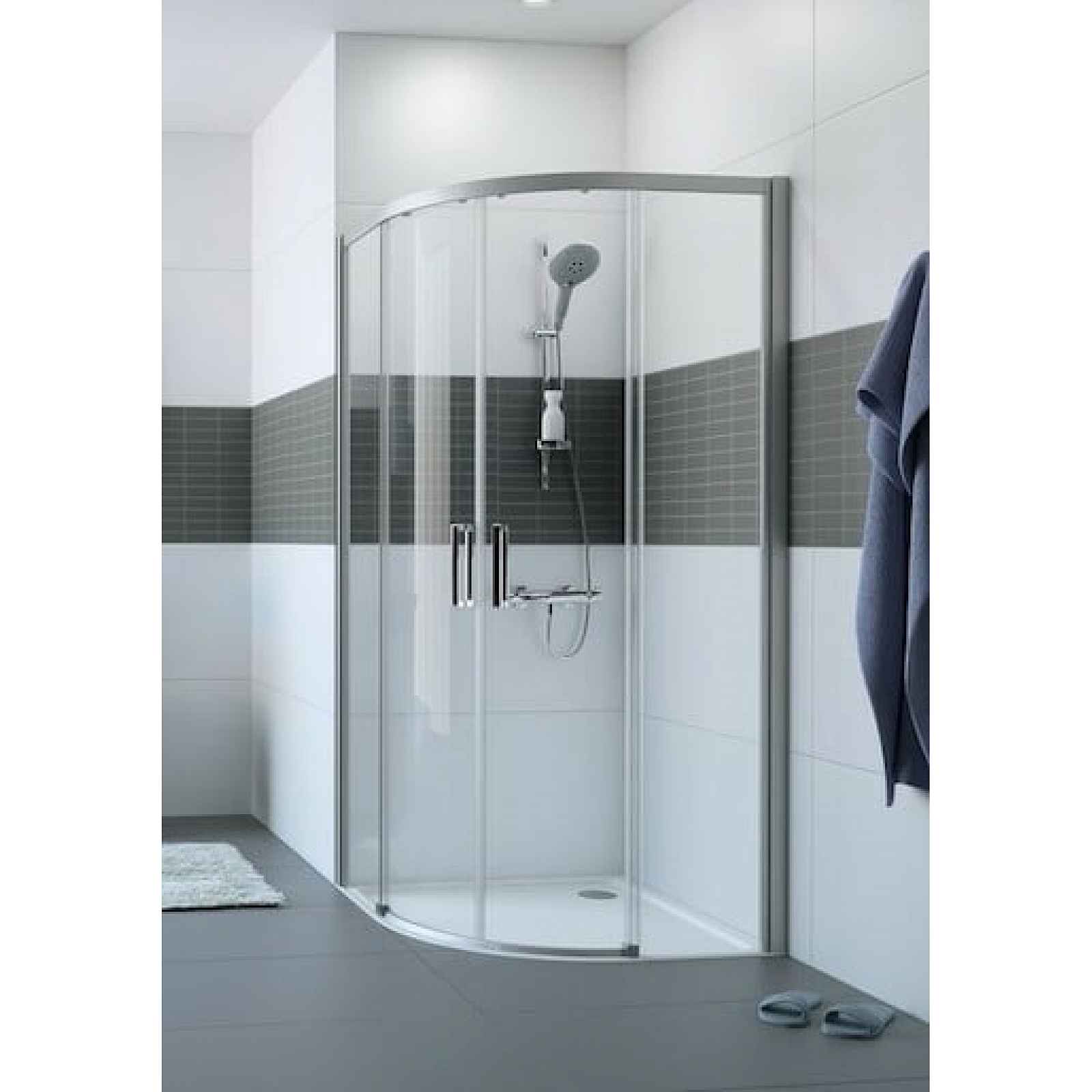 Sprchový kout čtvrtkruh 80x80x200 cm Huppe Classics 2 chrom lesklý C25506.069.322