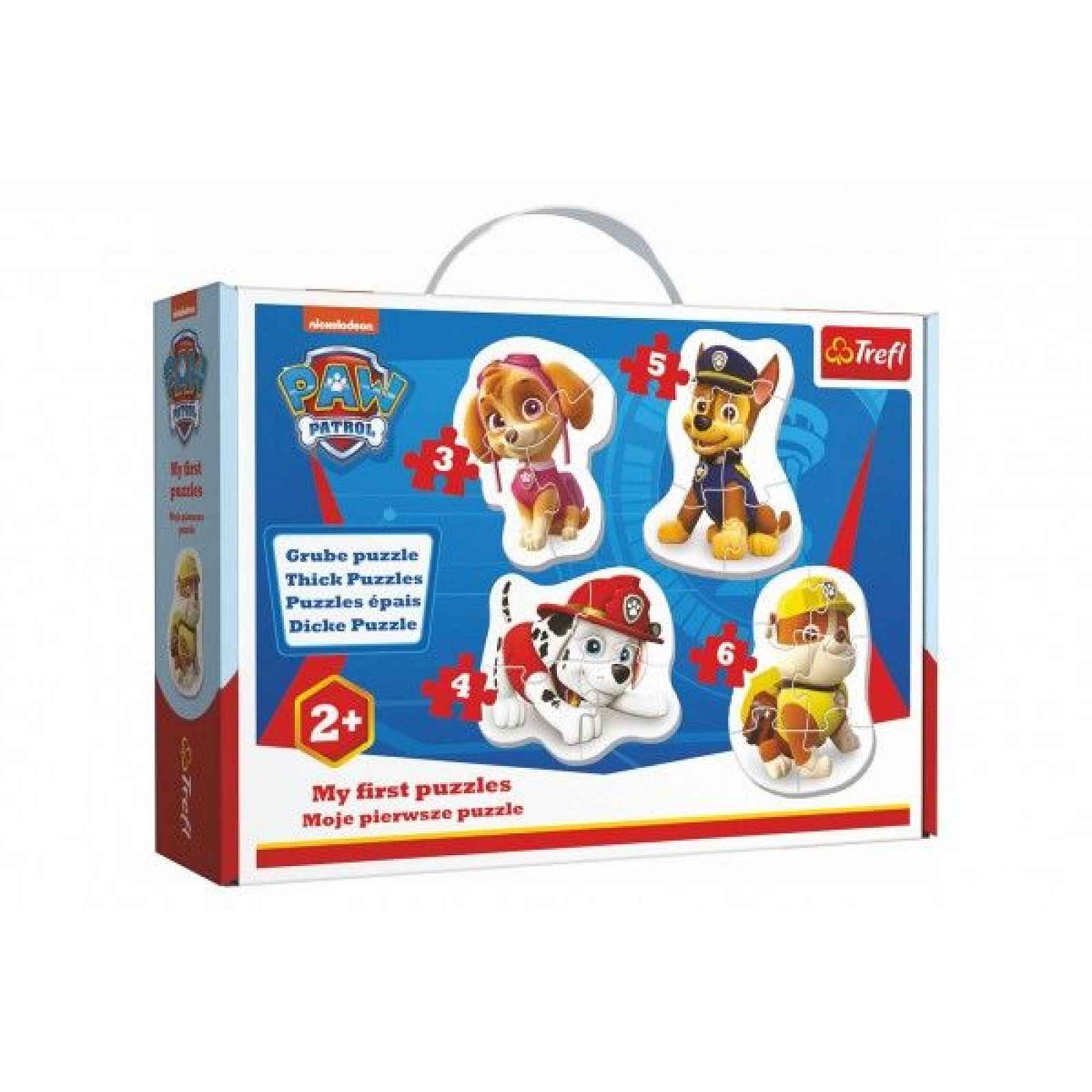 Trefl 36087 Baby Paw Patrol 3,4,5,6 dílků