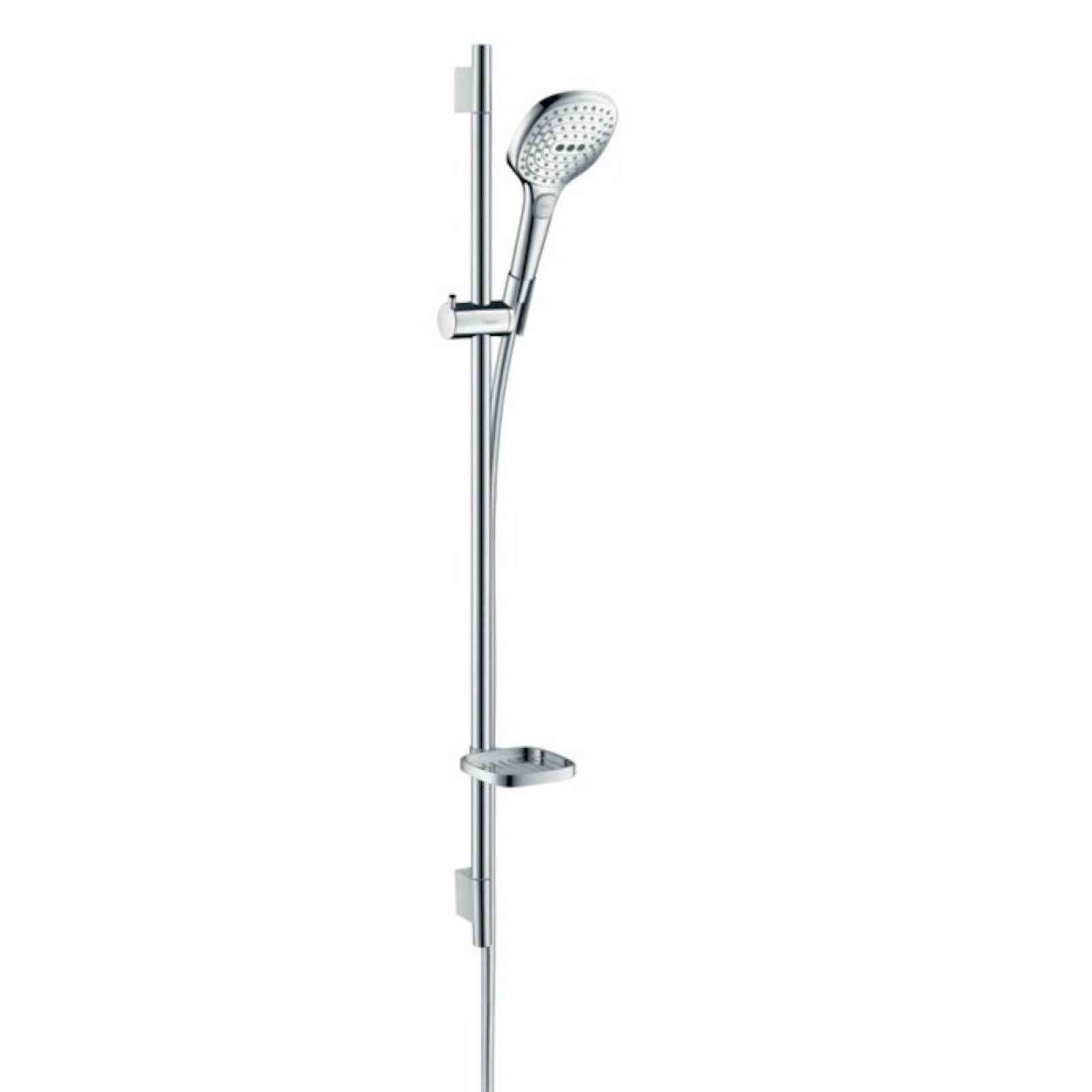 Sprchový set Hansgrohe Raindance Select E s mýdlenkou bílá/chrom 26623400