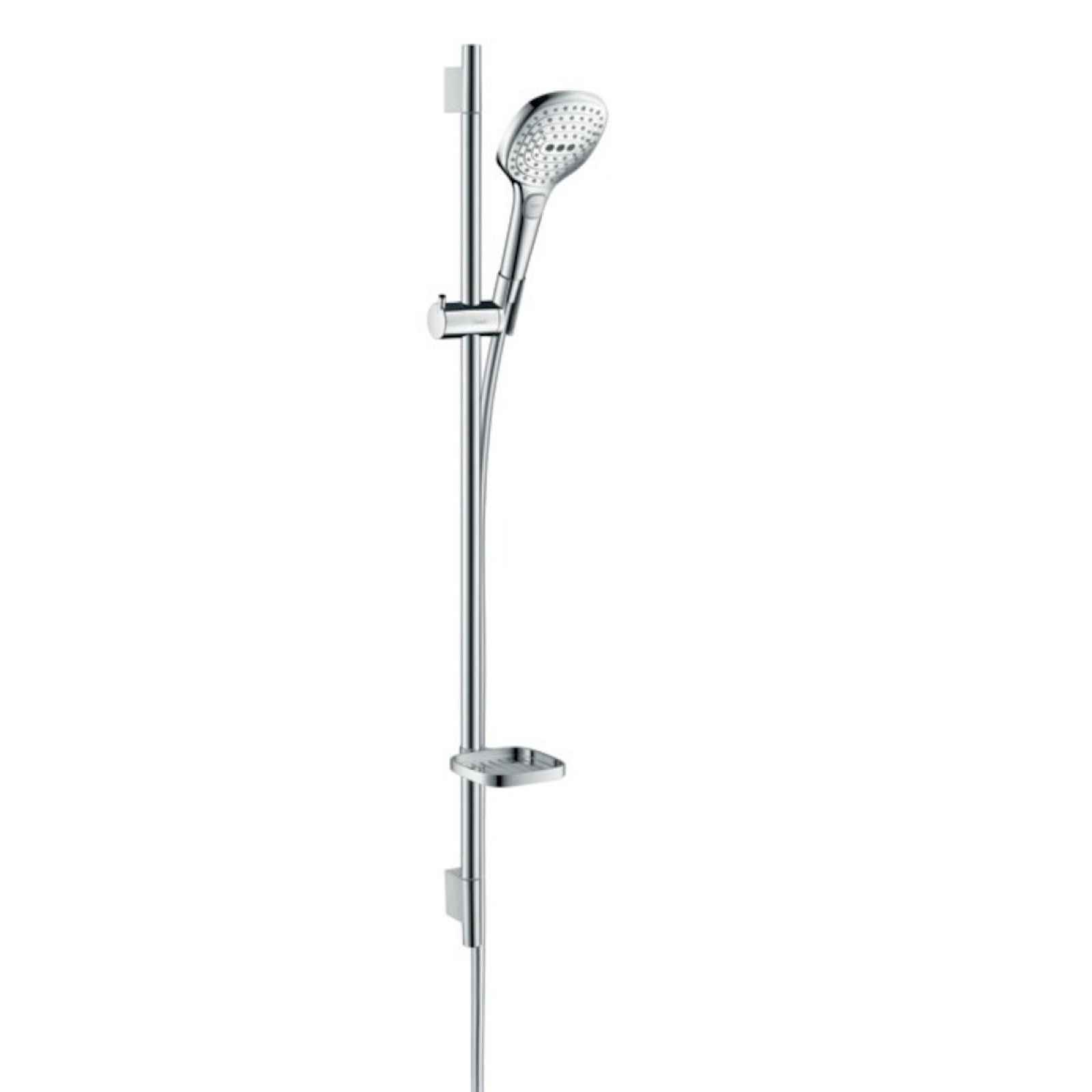 Sprchový set Hansgrohe Raindance Select E s mýdlenkou chrom 26621000