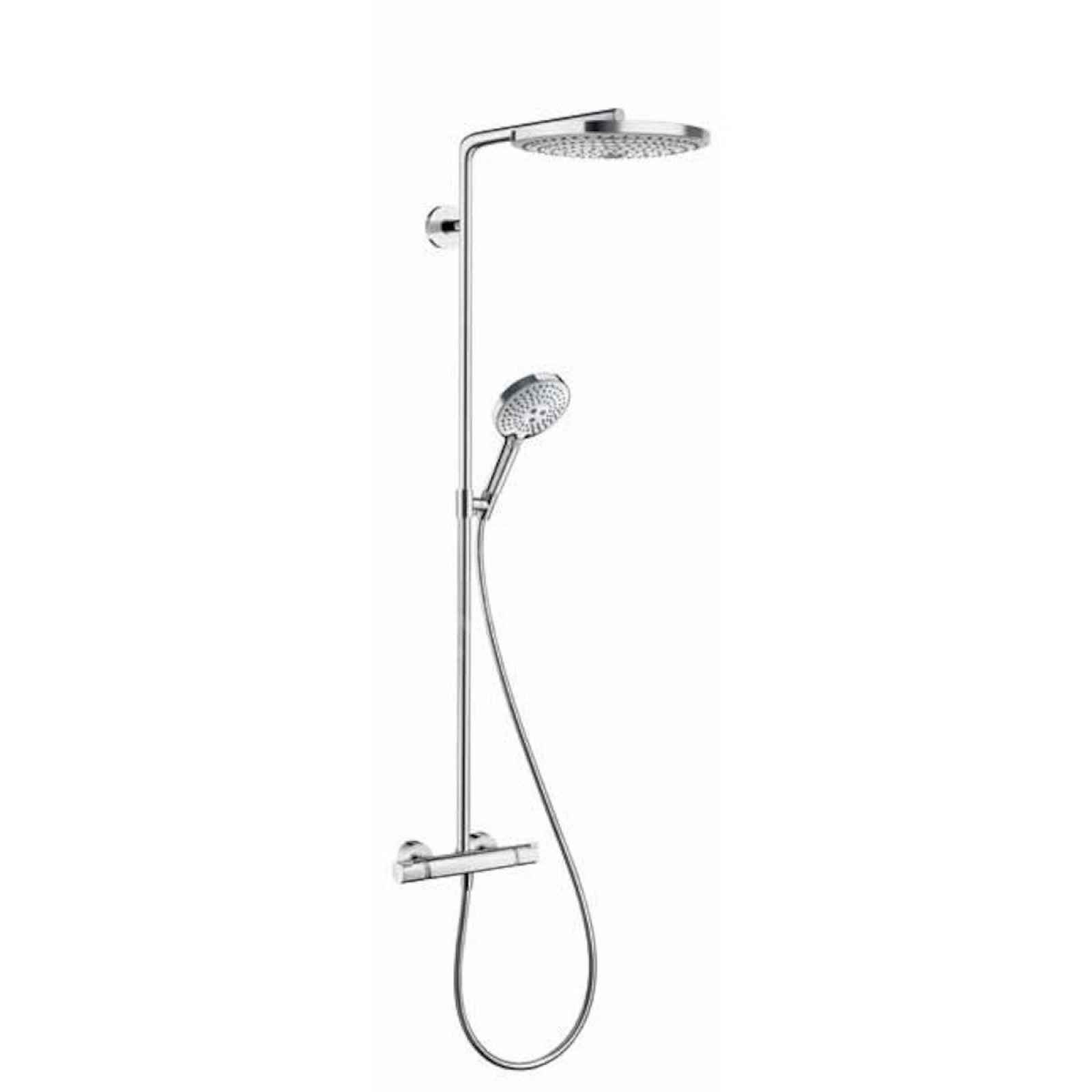 Sprchový systém Hansgrohe Raindance Select S na stěnu s termostatickou baterií chrom 27133000