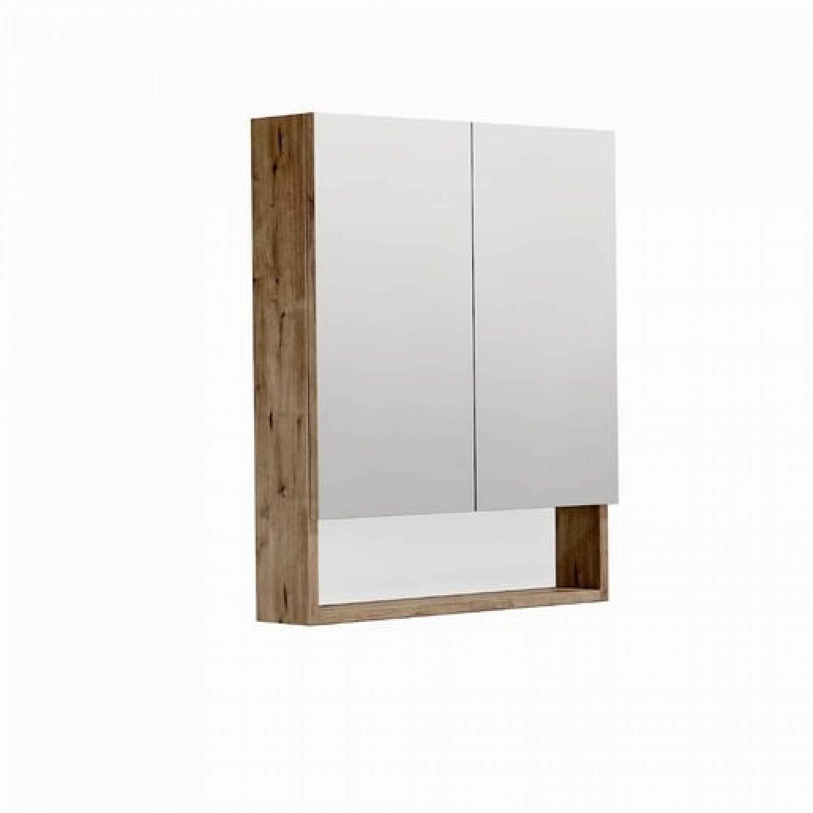 Zrcadlová skříňka SAT Cubeway 14x72 cm lamino dub wellington GALCU60DW