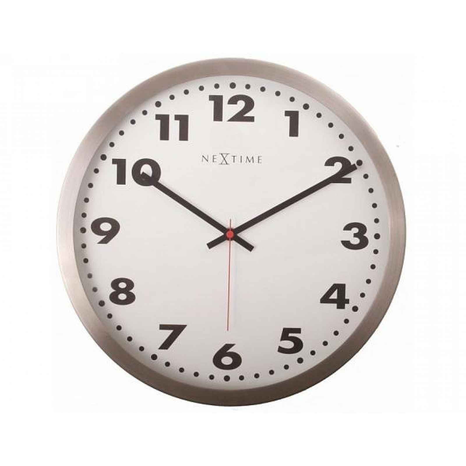 Designové nástěnné hodiny 2519 Nextime Arabic white 25cm