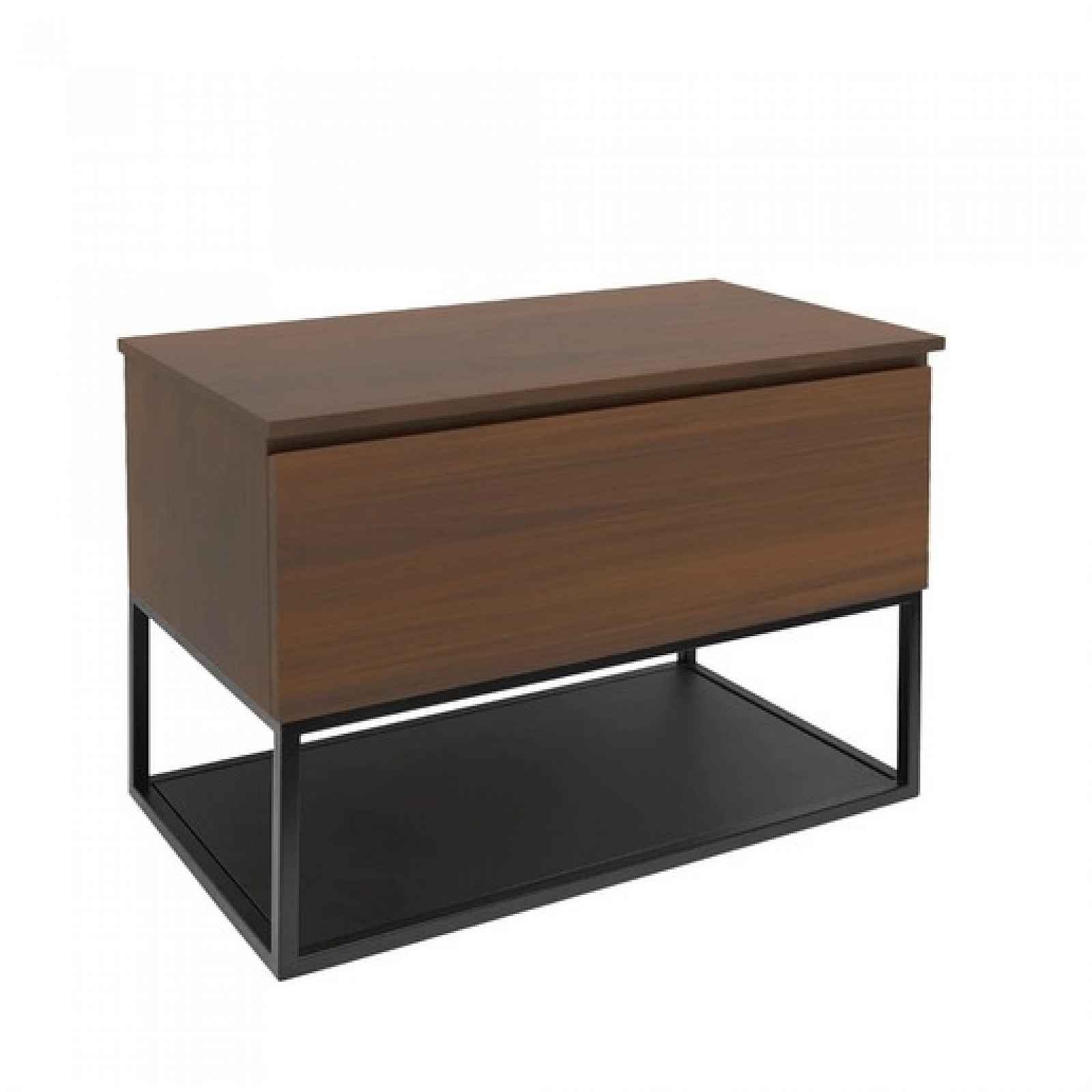 Koupelnová skříňka s krycí deskou SAT B-Way 79x57x45 cm ořech mat BWAY80NUTDF