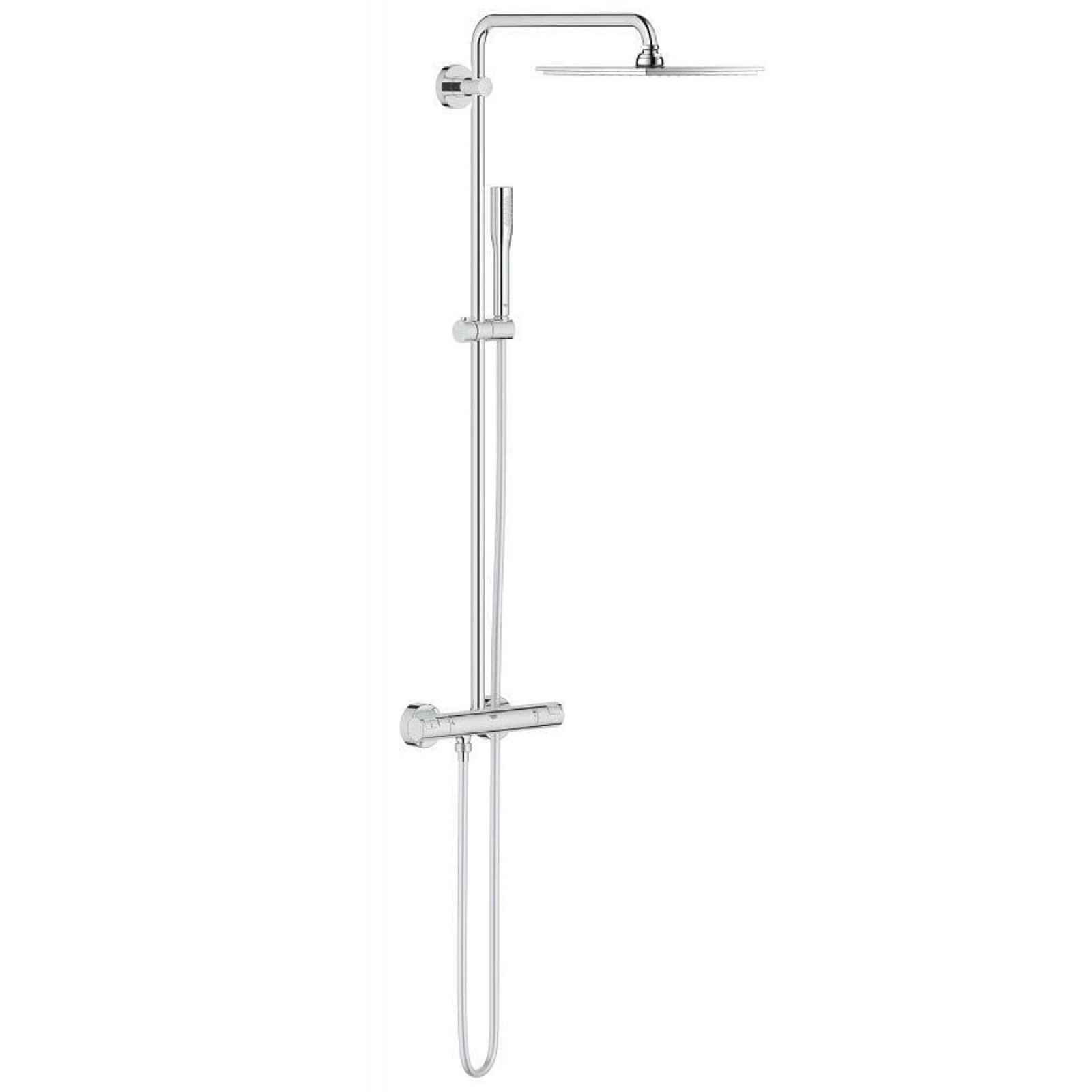 Sprchový systém Grohe Vitalio Joy System 230 na stěnu s termostatickou baterií chrom 26365000